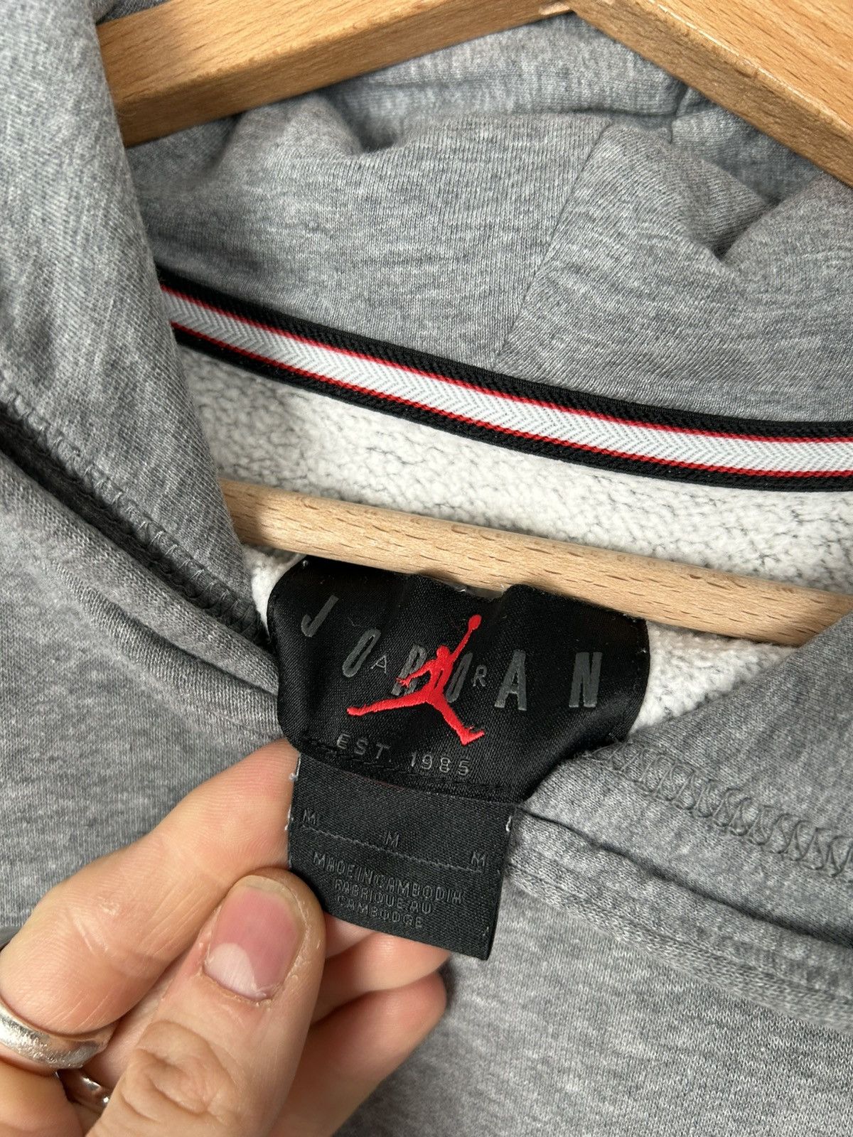 Jordan Brand Jordan Brand Grey Hoodie Sportswear Streetwear Hype Size US M / EU 48-50 / 2 - 4 Thumbnail