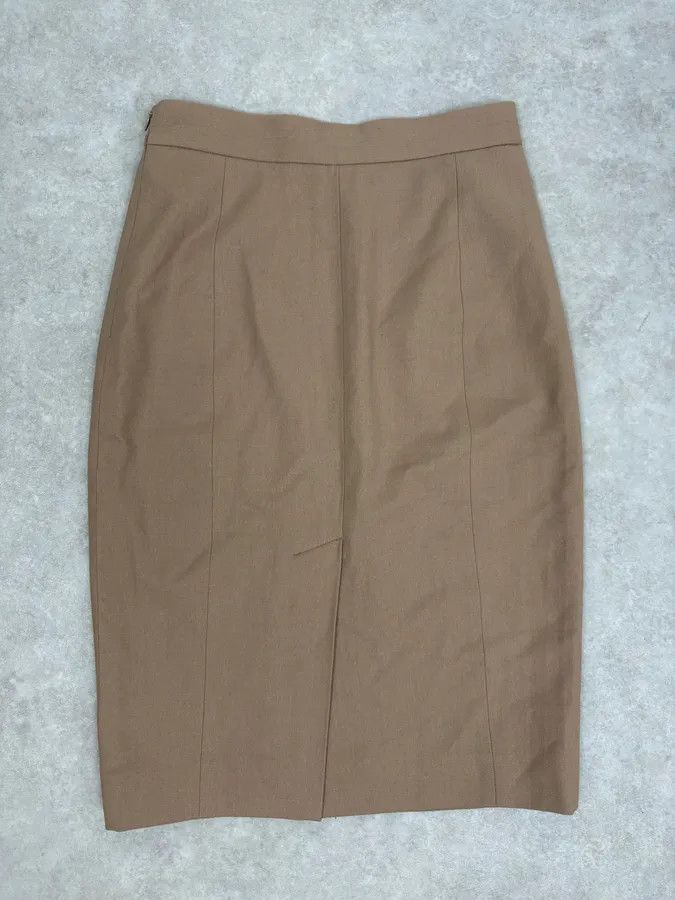 Moschino 2000s Moschino Beige Classy Skirt Size 26" / US 2 / IT 38 - 7 Thumbnail