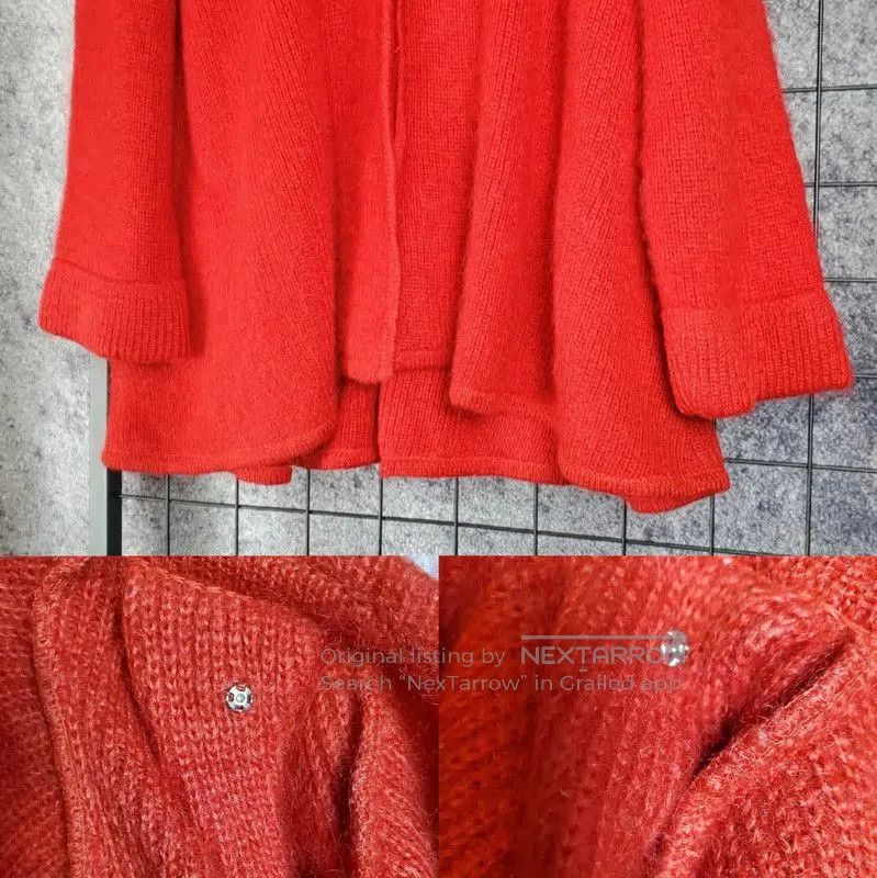 Dior Dior Red Wool Blend Long Sleeve Pullover . Size M / US 6-8 / IT 42-44 - 5 Thumbnail