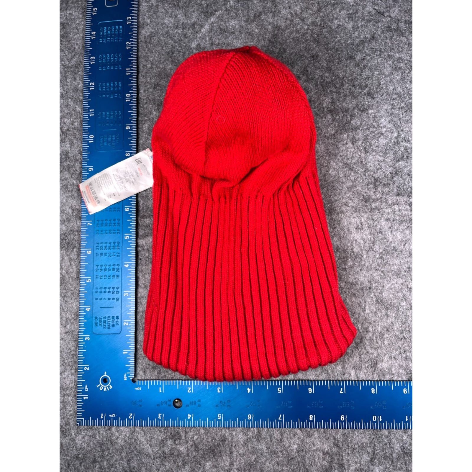 Vintage Jacadi Paris Beanie Hats One Size Adult Red Knit Wool Blend Pom Ski Beanie Mens Seasonal Winter Size ONE SIZE - 6 Thumbnail