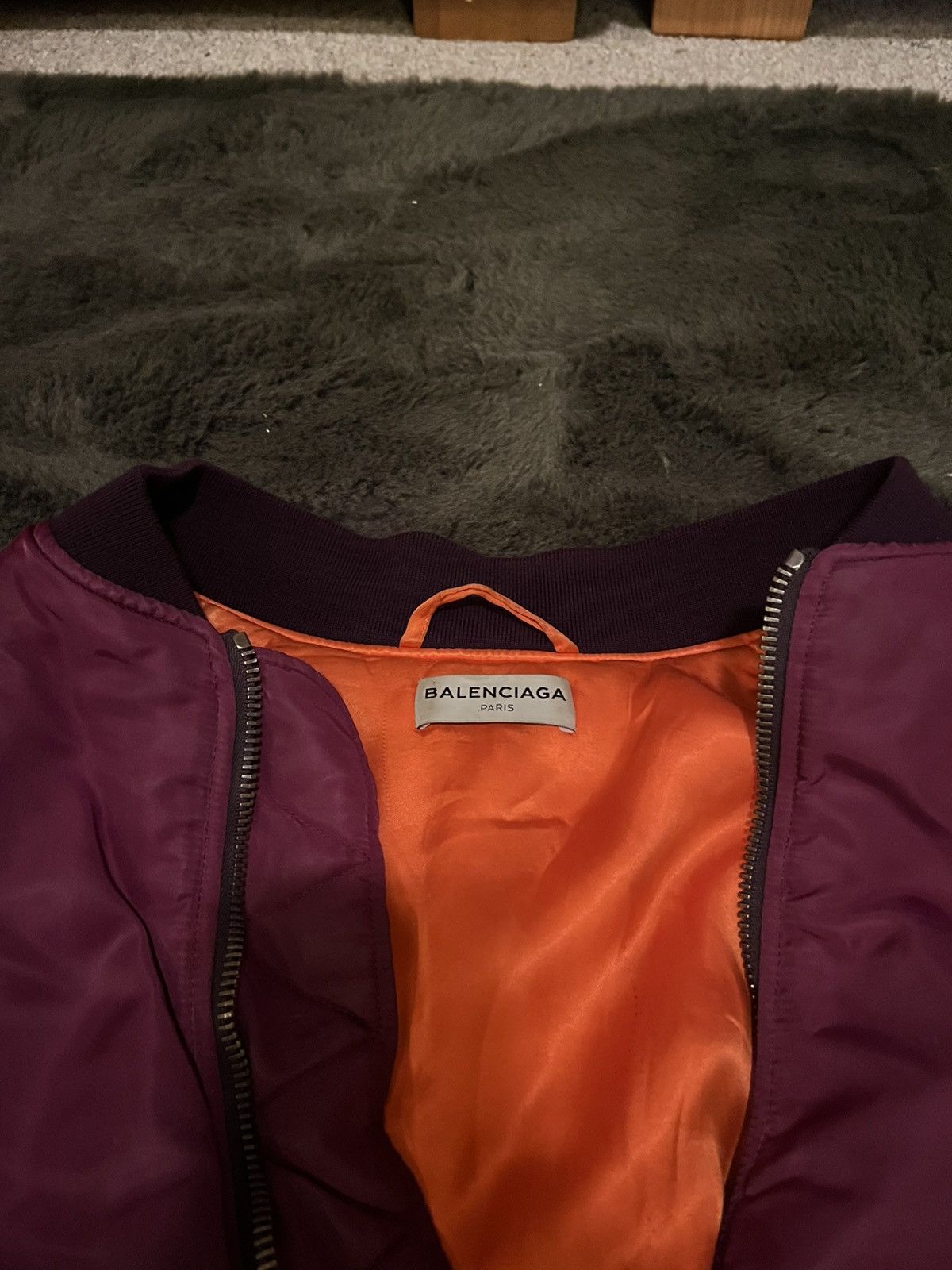 Balenciaga 2016 Balenciaga Bomber Jacket Size US S / EU 44-46 / 1 - 11 Thumbnail