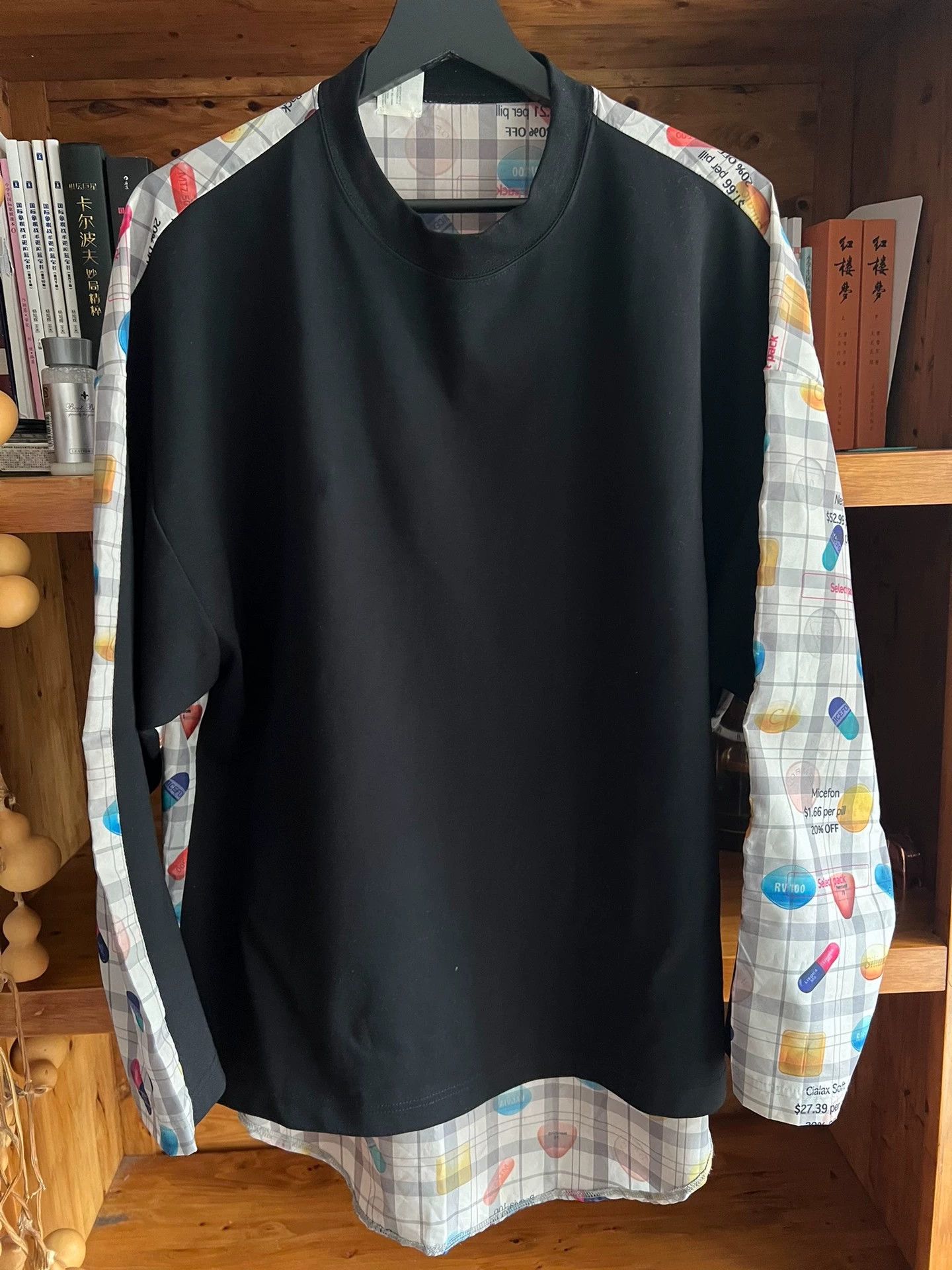N.Hoolywood N.HOOLYWOOD Paneled Runway Premium Sweatshirt 40 Near New Size US XXS / EU 40 - 1 Thumbnail