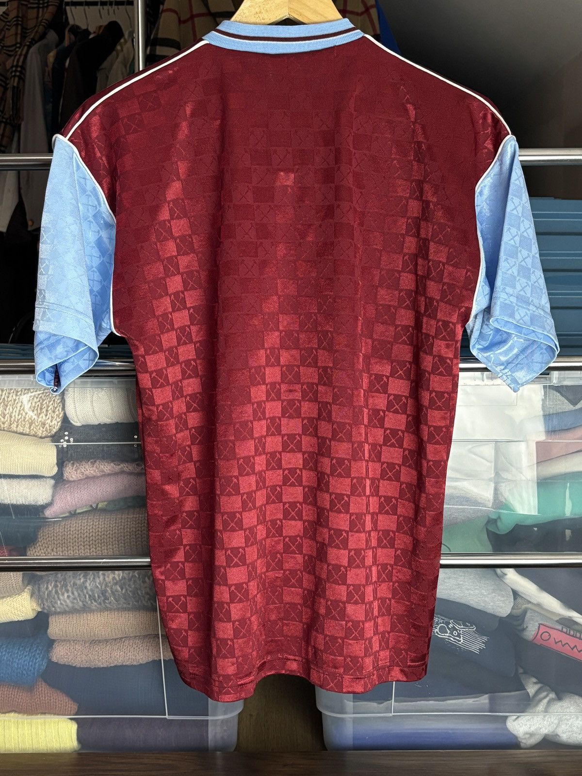 Vintage Archive 1990/91 West Ham United Soccer Jersey Vintage Bukta Size US S / EU 44-46 / 1 - 4 Thumbnail