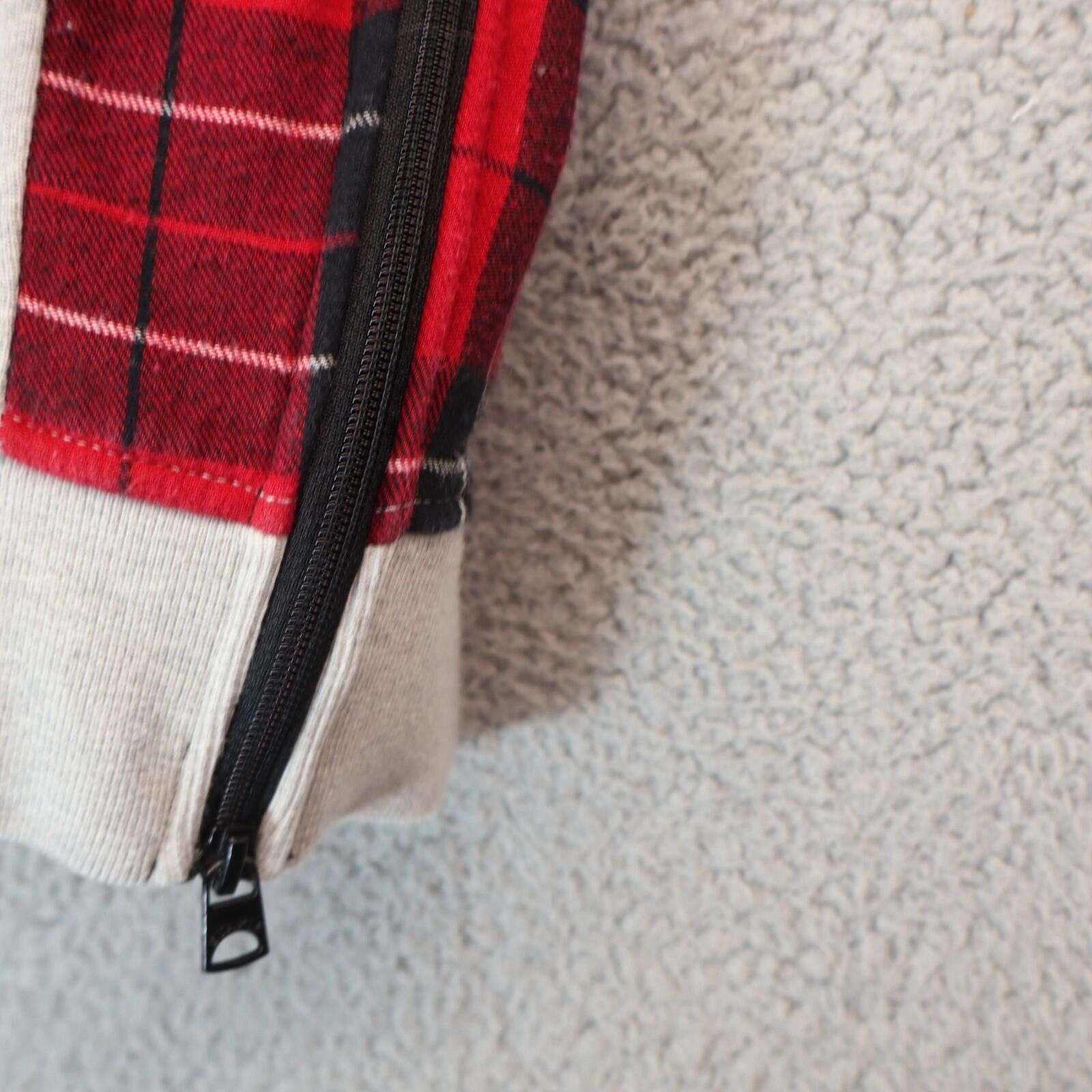 Staple Staple Pigeon Brand Plaid sweatshirt 1/4 zip Hoodie Medium Size US M / EU 48-50 / 2 - 5 Thumbnail