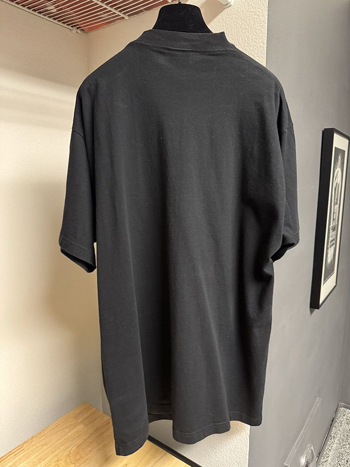 Adidas × Balenciaga Balenciaga X Adidas Black t-shirt with embroidered logos Size US L / EU 52-54 / 3 - 3 Thumbnail