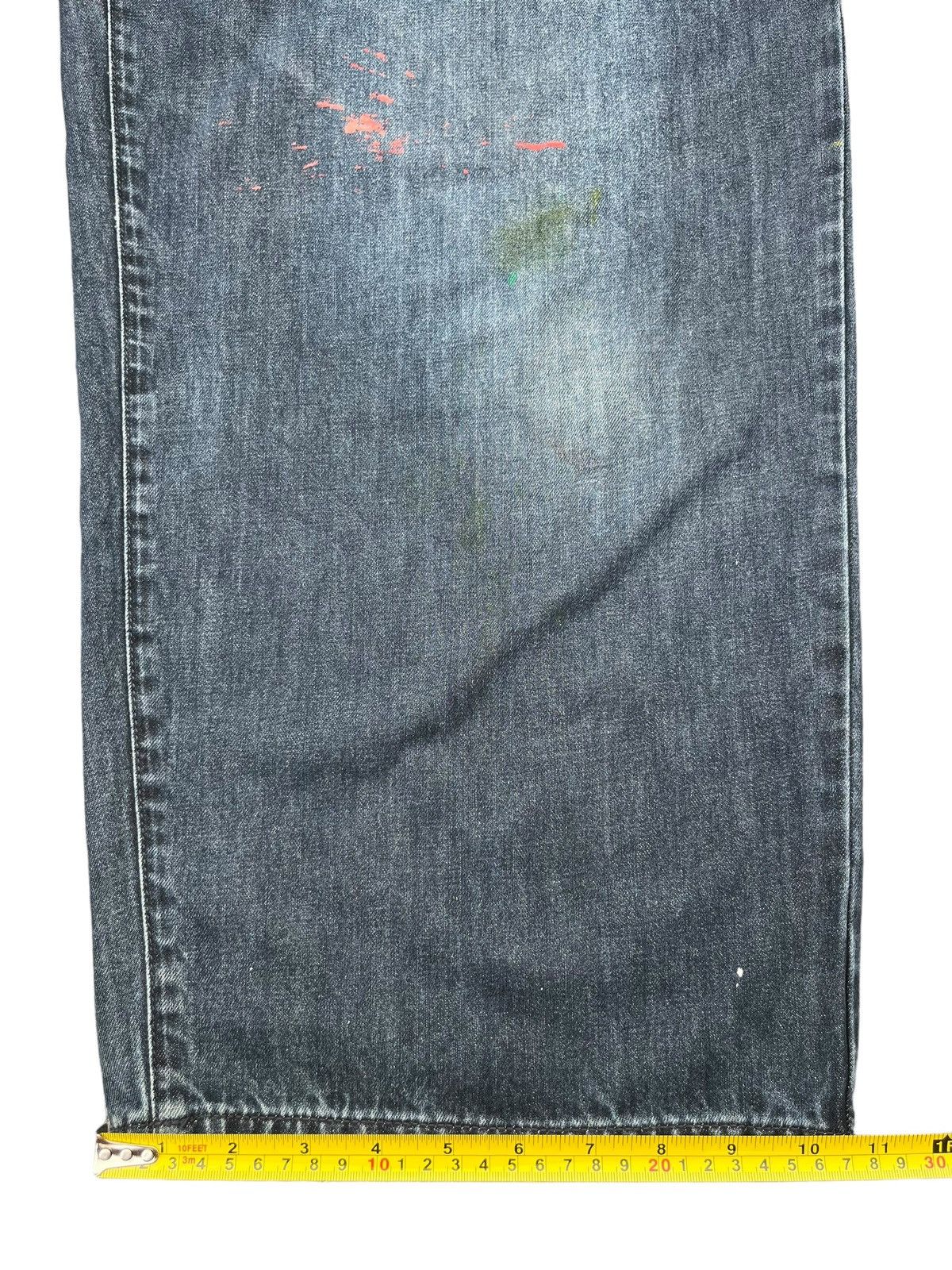 Other Vintage Jnco Style Paint Splattered Navy Washed Baggy Jeans Size 24" / US 00 / IT 34 - 14 Thumbnail