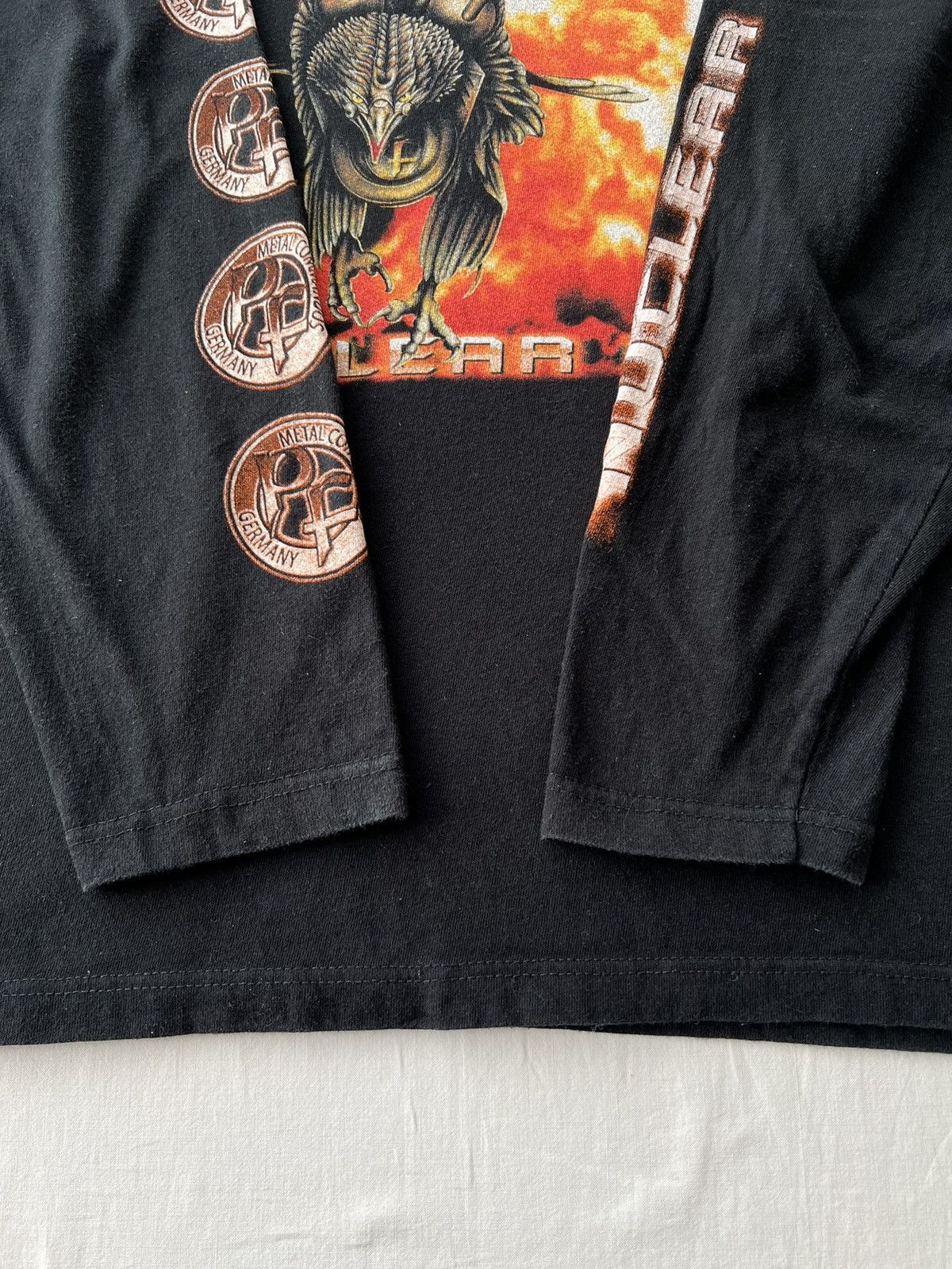 Band Tees Vintage 2001 Primal Fear Nuclear Fire Metal Band Long Sleeve Size US L / EU 52-54 / 3 - 13 Thumbnail