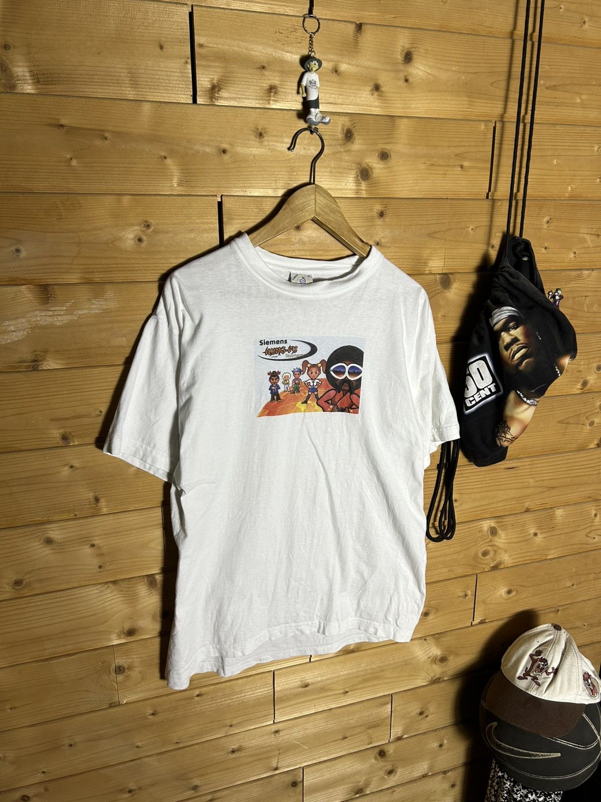 Vintage Rare Vintage Siemens kung fu tournament t shirt Size US XL / EU 56 / 4 - 2 Thumbnail