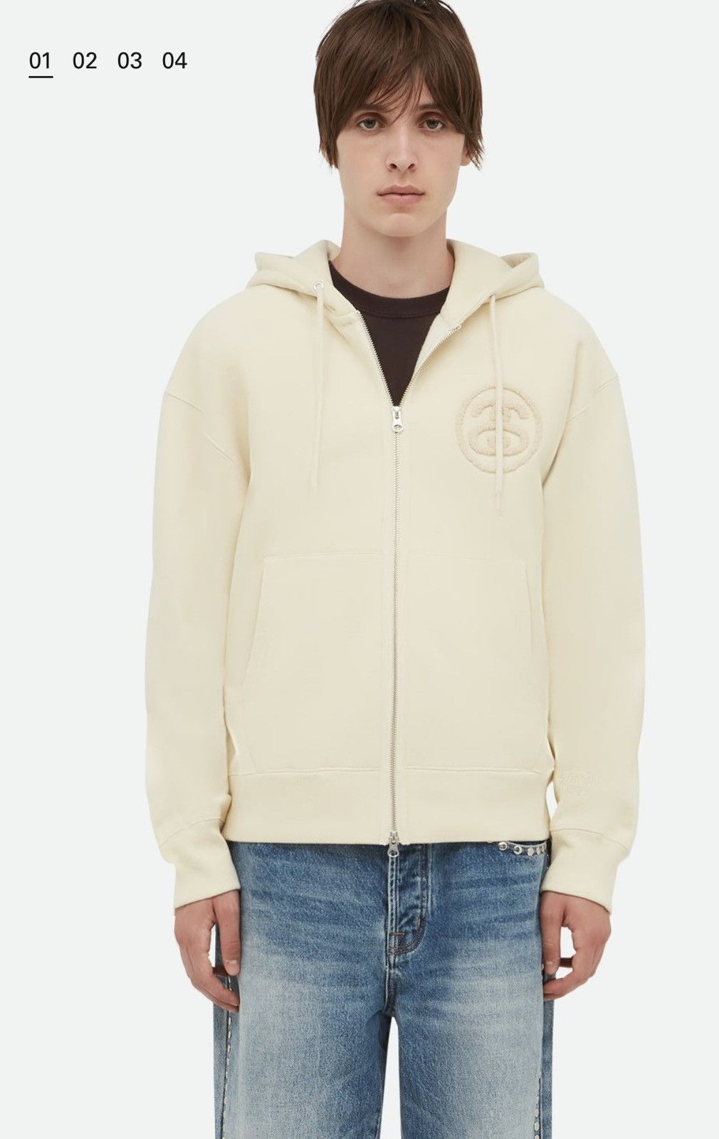 Stussy × Wales Bonner Stüssy x Wales Bonner Fleece Zip Hoodie XL – Limited Release Size US XL / EU 56 / 4 - 7 Thumbnail