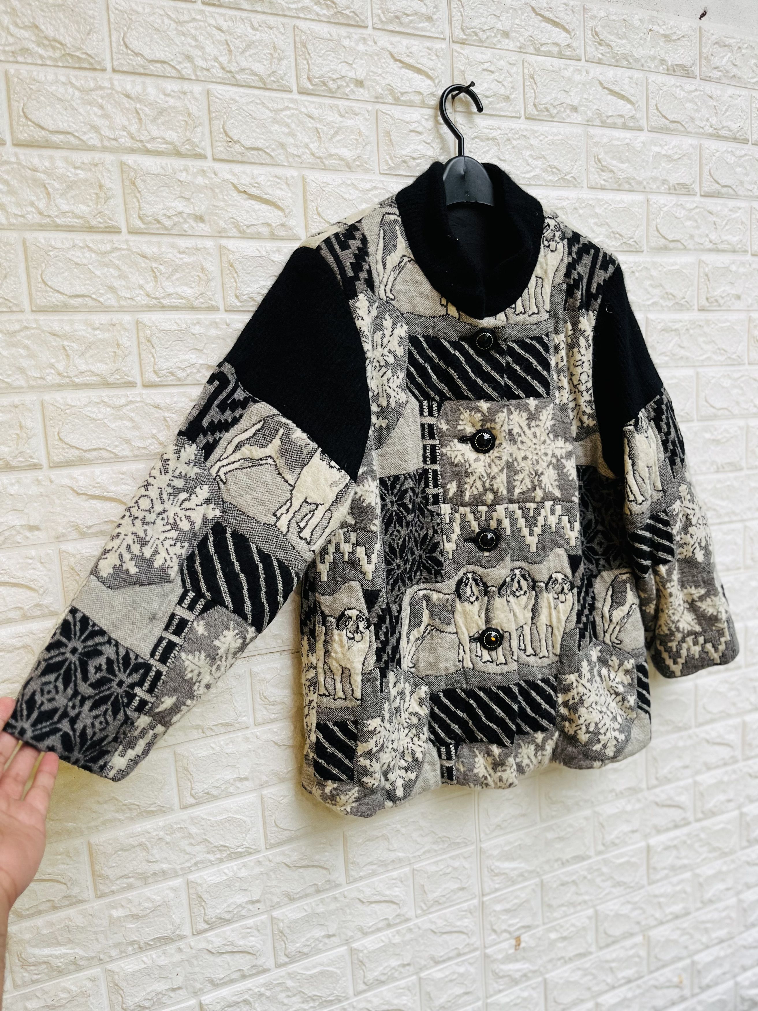 Japanese Brand × Vintage Vintage Dodgy Japanese Designer Fashion Style Jacket Size M / US 6-8 / IT 42-44 - 5 Thumbnail