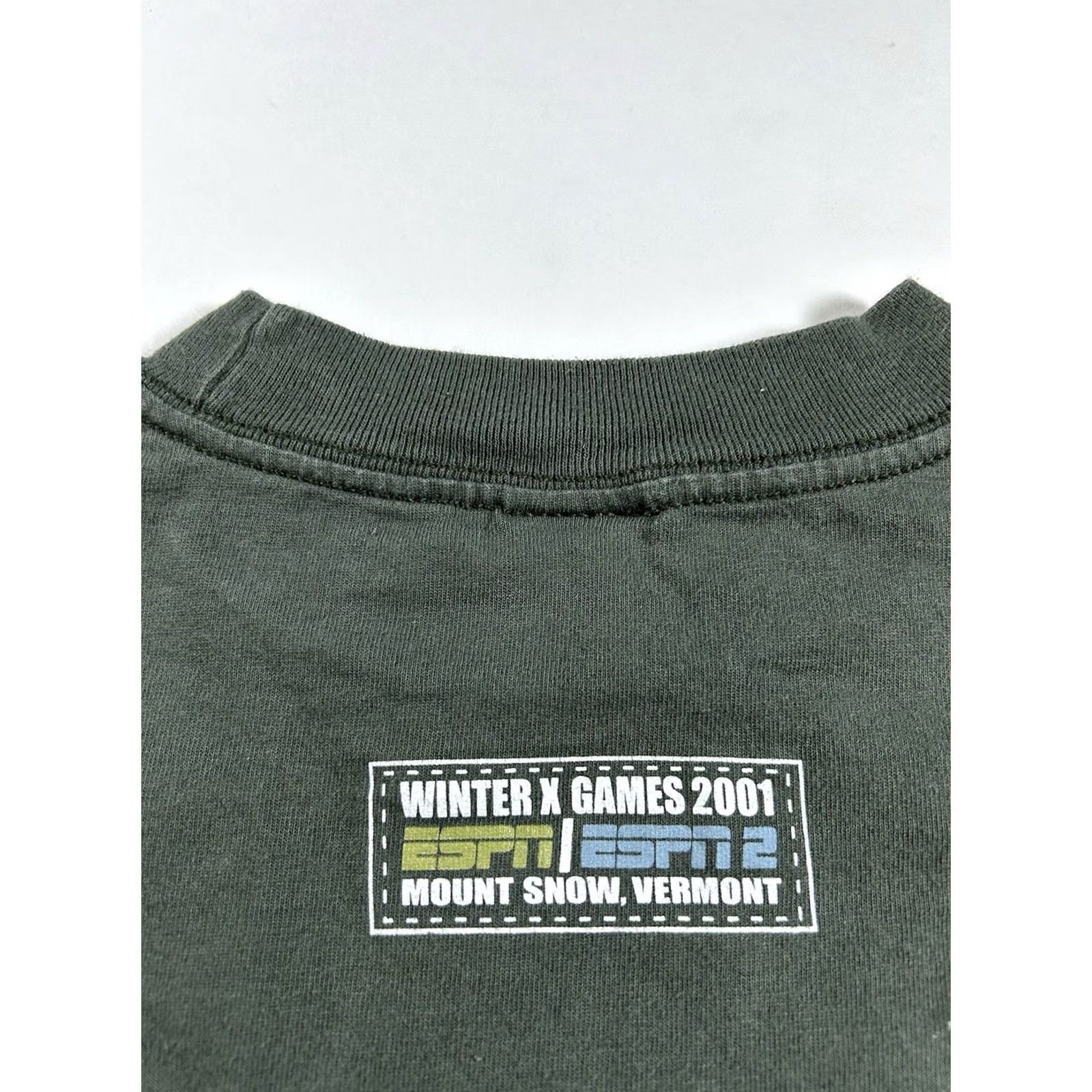 Vintage VINTAGE Winter X Games 2001 Mount Snow Vermont Long Sleeve T Shirt Small Green Mens XS- Regular? Size US S / EU 44-46 / 1 - 7 Thumbnail