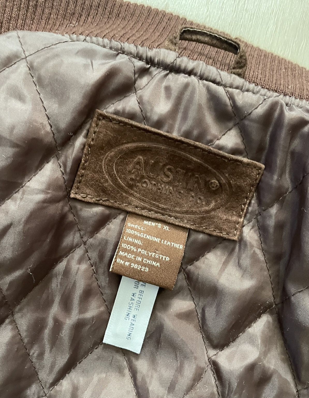 Vintage VTG Austin Clothing Co. Suede Leather Bomber Jacket Sz XL Size US XL / EU 56 / 4 - 7 Thumbnail