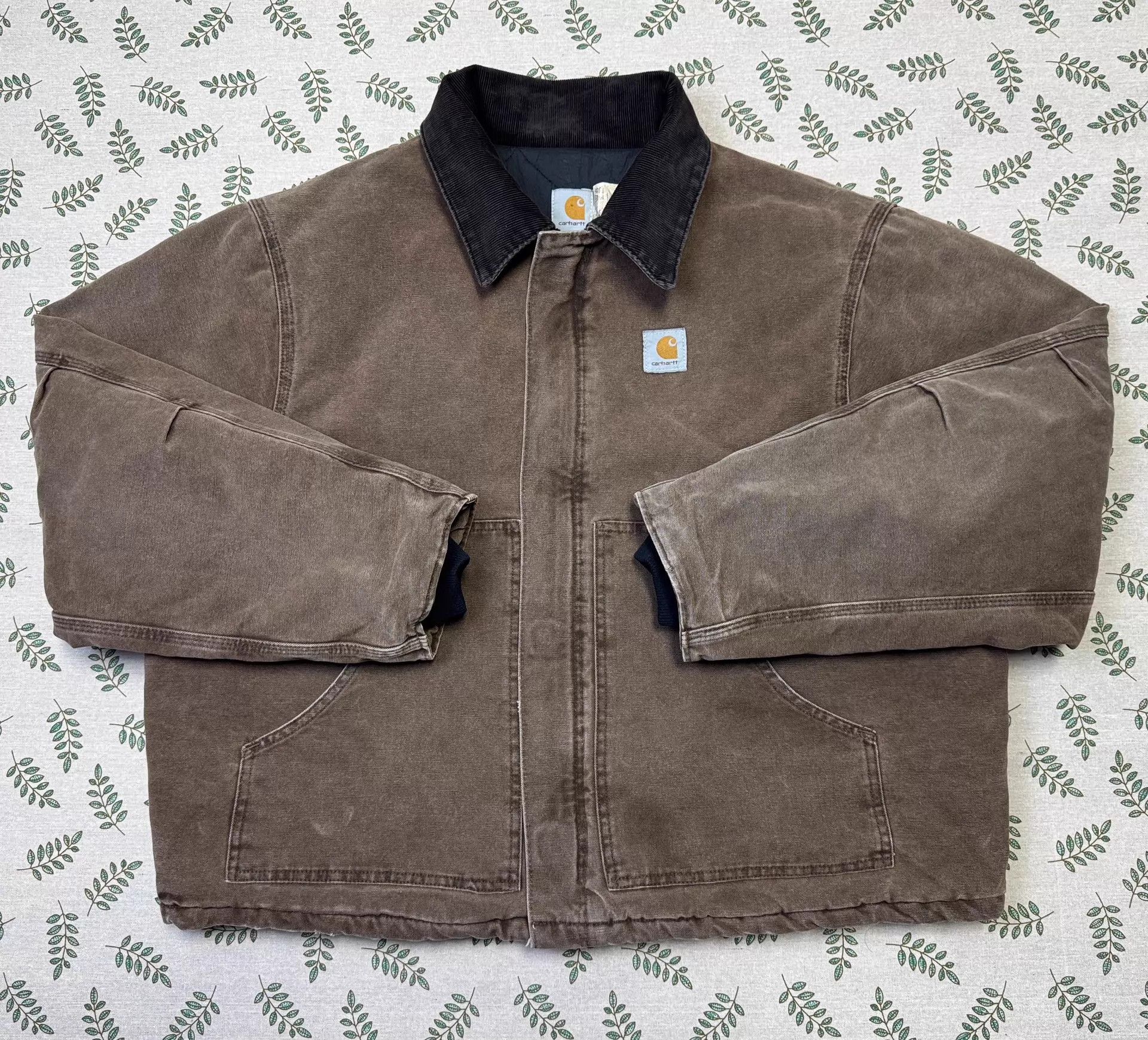 Carhartt Vintage Carhartt J22 Burgundy XXL Jacket Size US XXL / EU 58 / 5 - 1 Thumbnail