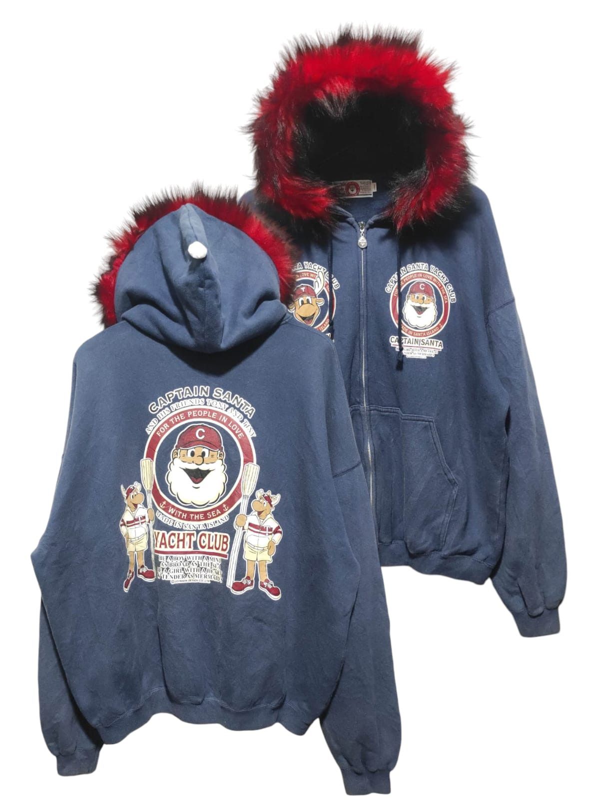 If Six Was Nine Captain Santa Zip Fur Hoodie IfSixWasNine LGB style Size US L / EU 52-54 / 3 - 2 Thumbnail