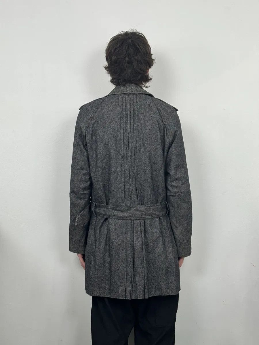 Dior AW2008 Dior Grey Wool Classy Belted Long Jacket Size US M / EU 48-50 / 2 - 3 Thumbnail