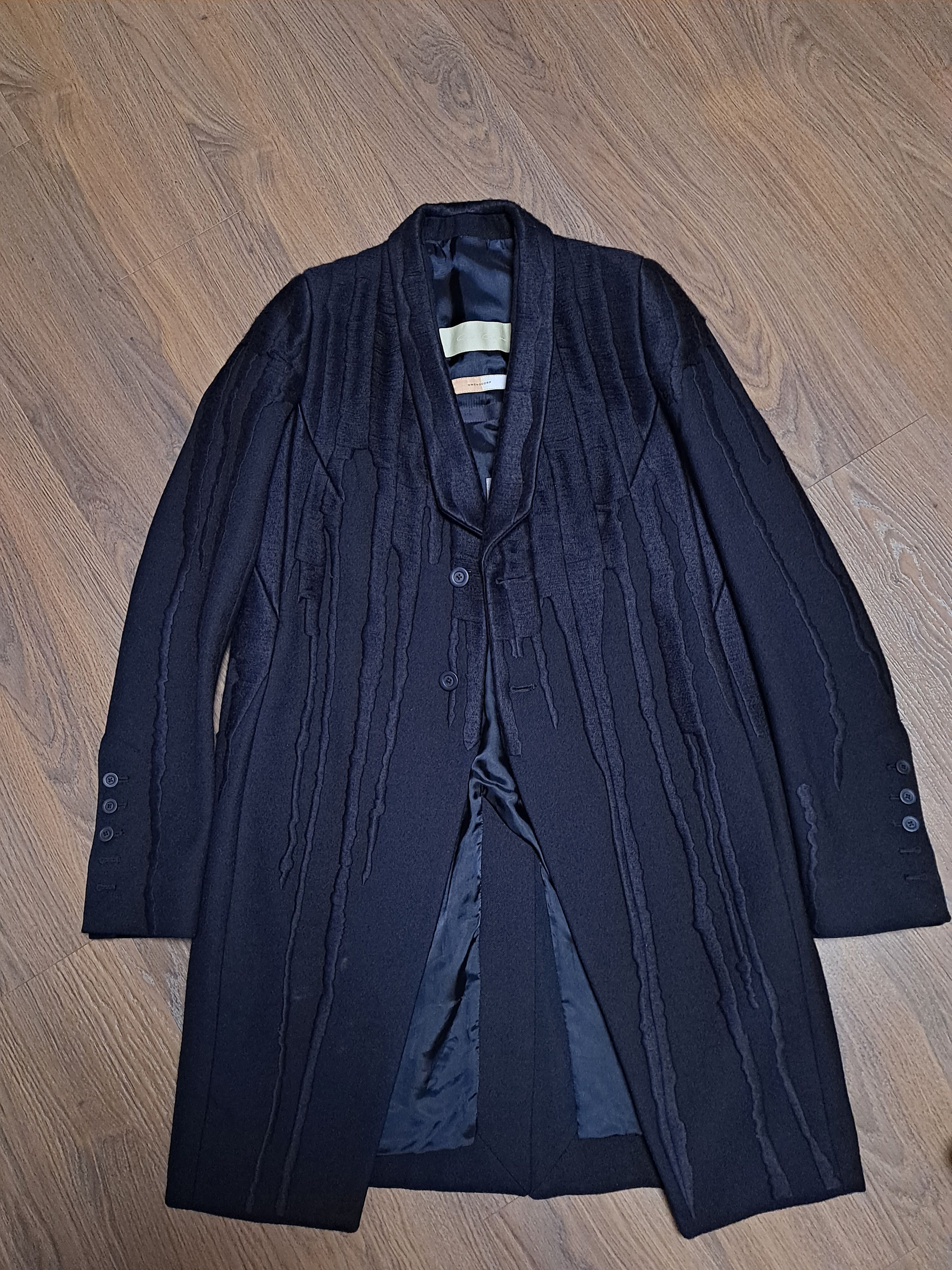 image of Bargain!!! Rick Owens 16Fw Mastodon Vomit Coat / New W Tags in Black, Women's (Size Medium)