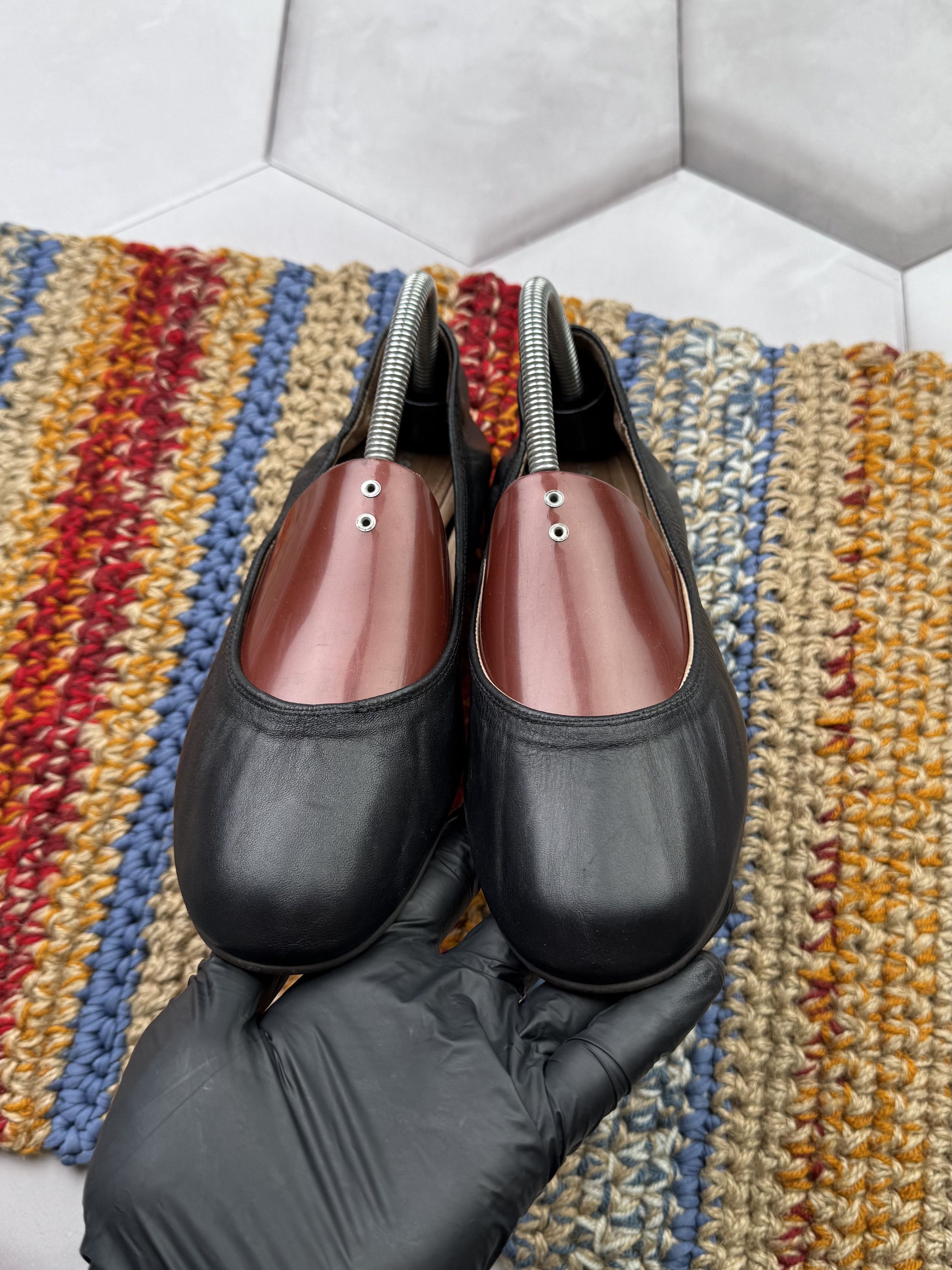 Japanese Brand Vintage Leather Ballet Flats Size US 11 / IT 41 - 1 Thumbnail
