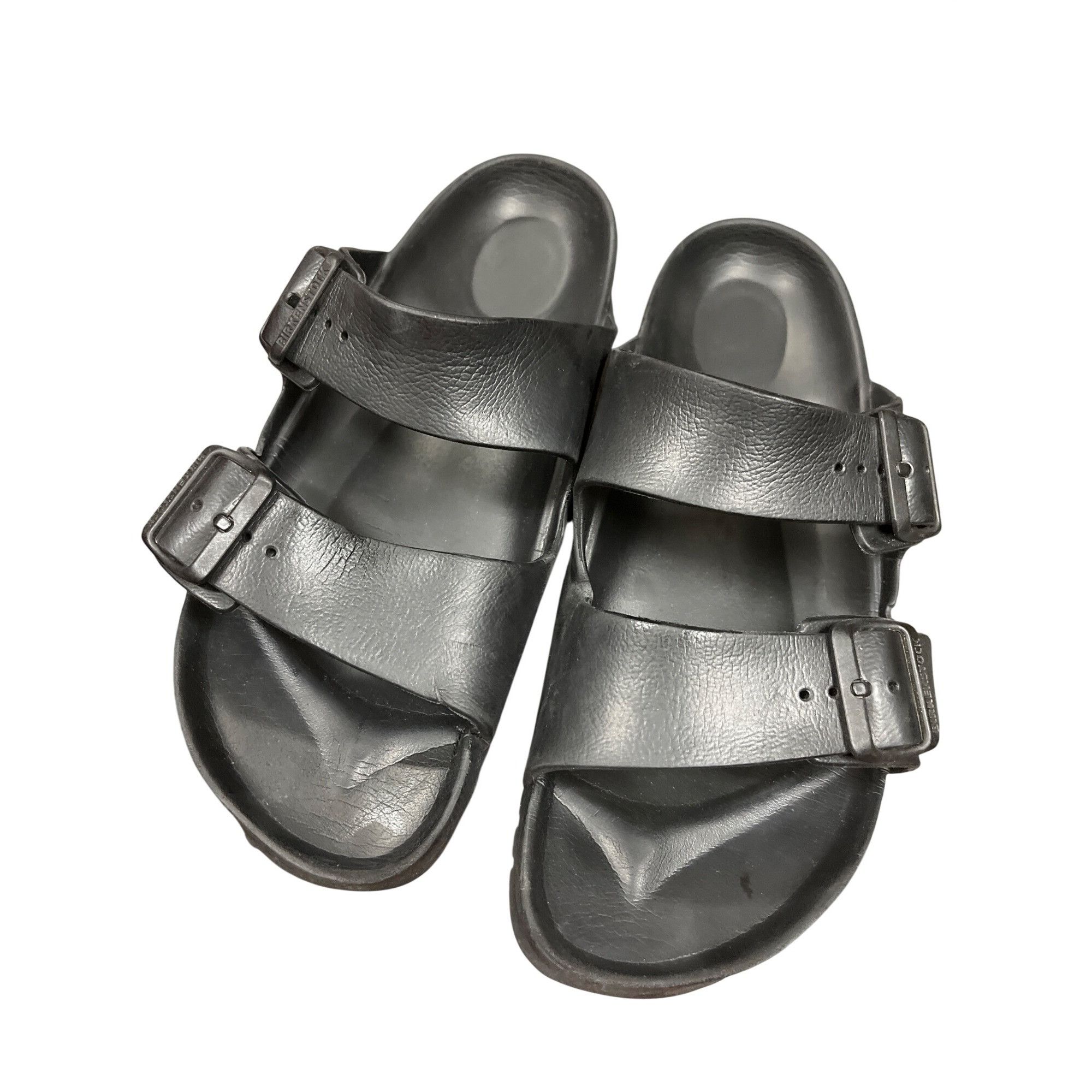 Birkenstock Birkenstock wms blac faux leather casual slip on sandals sz Size US 8.5 / IT 38.5 - 13 Thumbnail