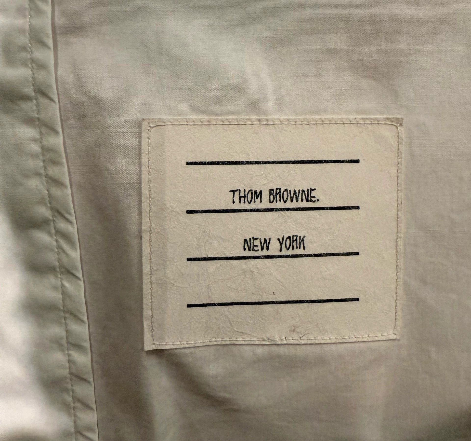 Thom Browne Thom Browne Classic Double Logo Poplin Shirt Size 2 SS Size US M / EU 48-50 / 2 - 4 Thumbnail