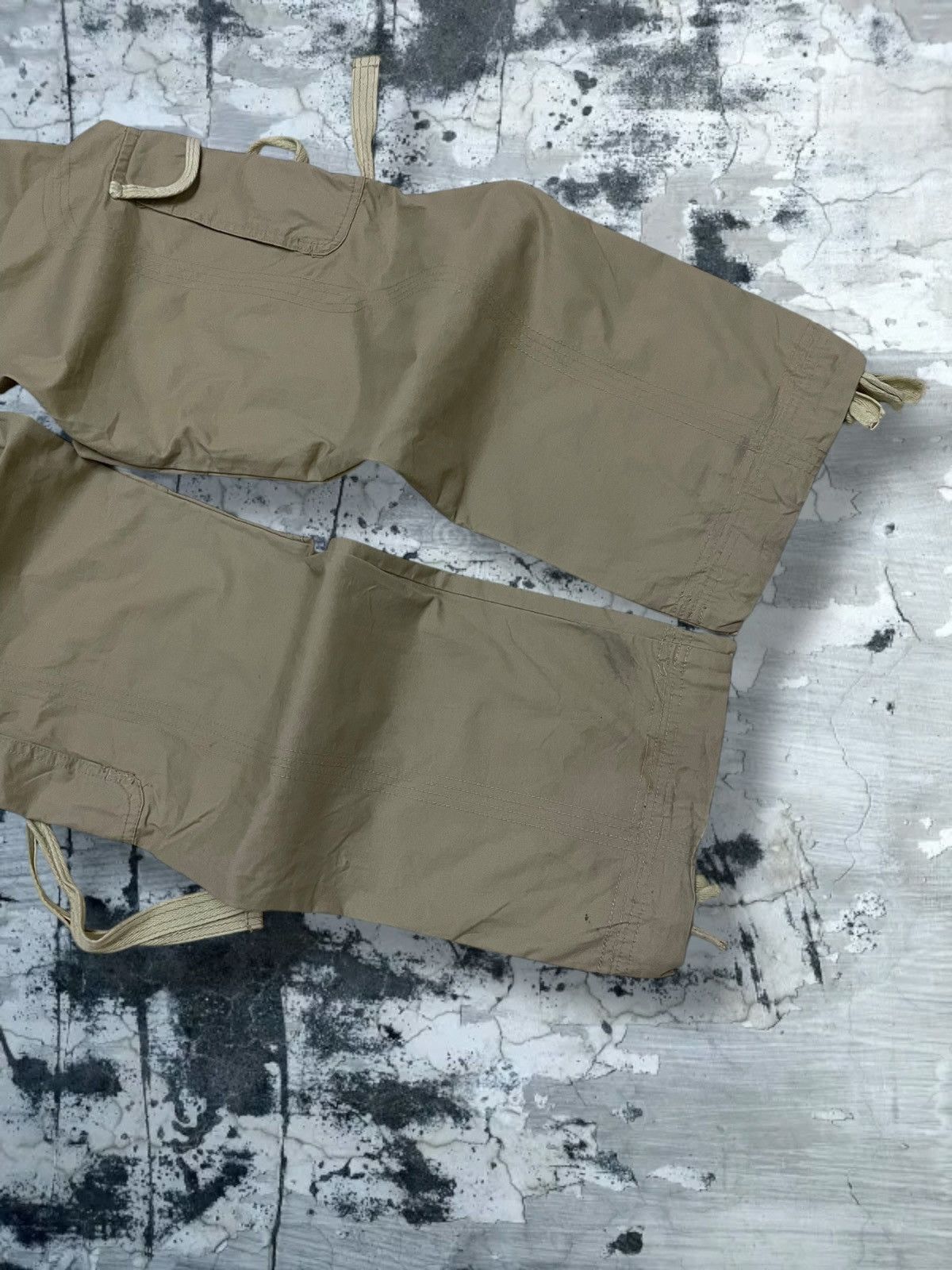 GOA Vintage 1990s Japan Designer HCO1922 Parachute Cargo Pant Size US 27 - 13 Thumbnail