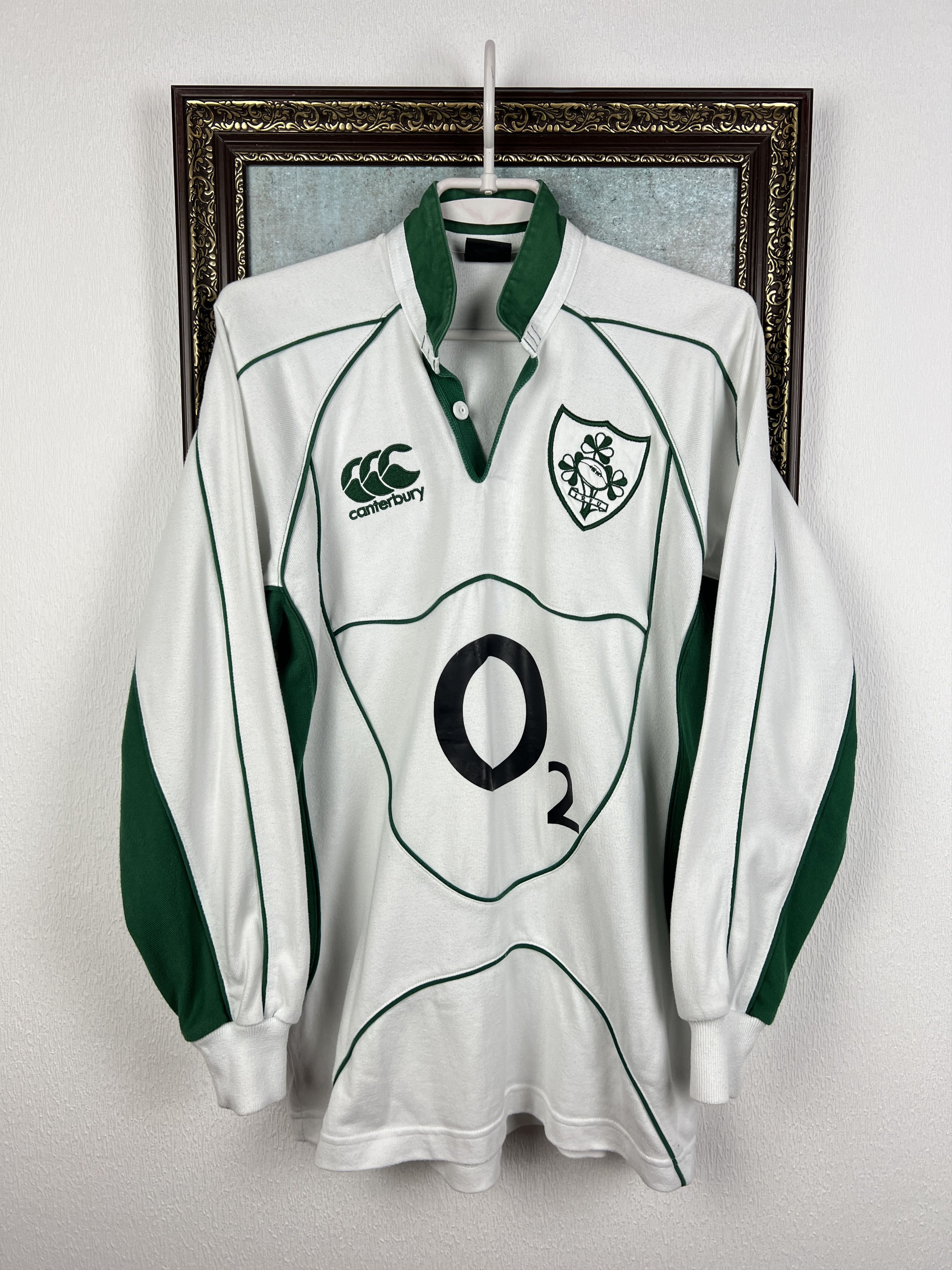 Vintage Ireland Canterbury Rugby Union Jersey Long Sleeve Rare Size US S / EU 44-46 / 1 - 1 Thumbnail