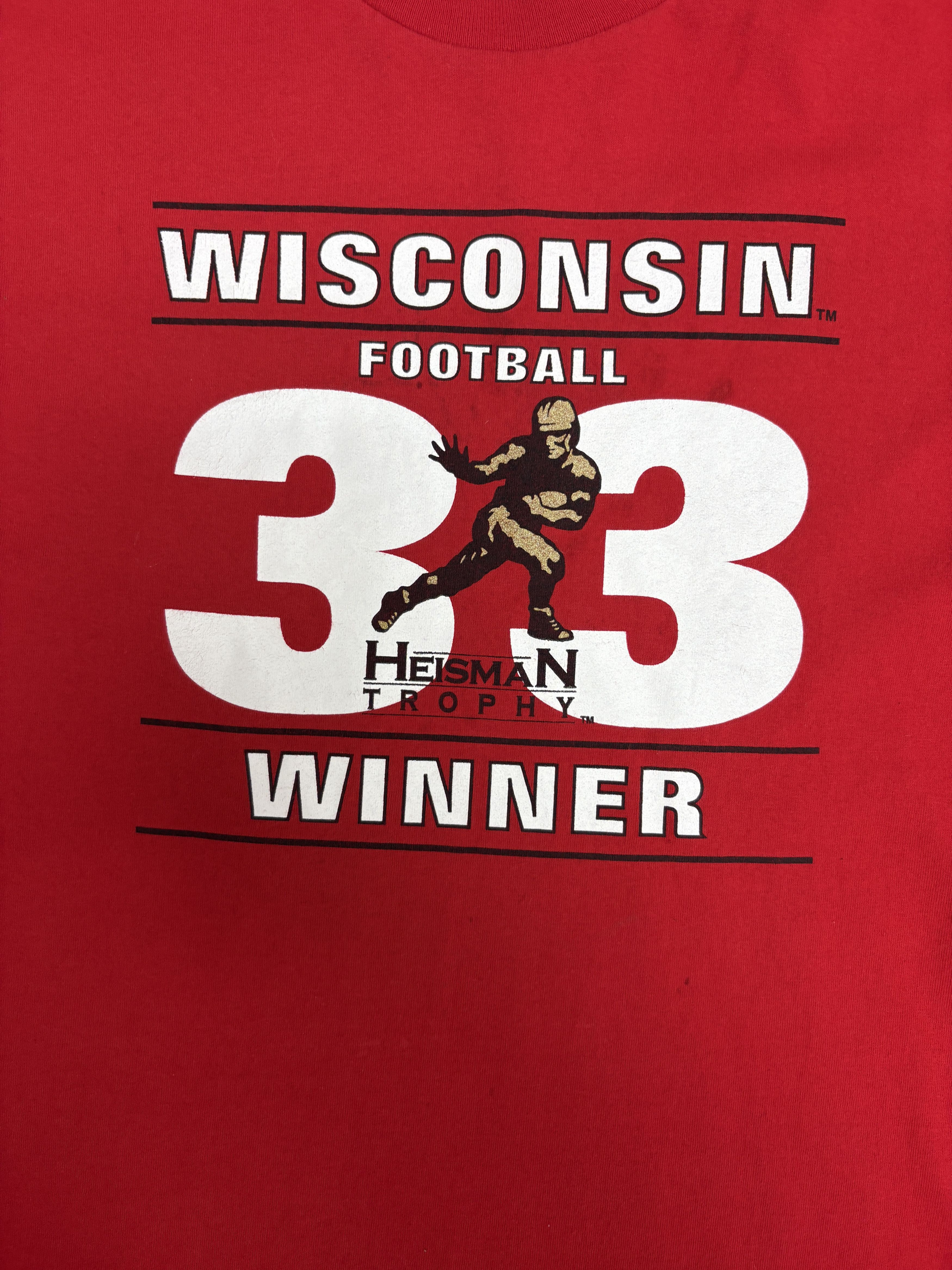 Vintage Wisconsin Badgers Ron Dayne Heisman Vintage Long Sleeve Size US L / EU 52-54 / 3 - 2 Thumbnail