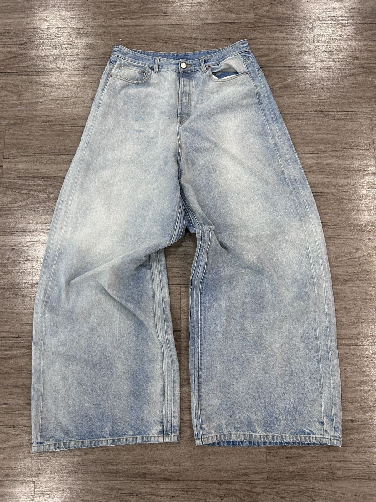 デニム/ジーンズ vetements  TFD  embroidery jeans size M Vetements New! Total Fucking Darkness TFD Embroidery Jeans | Grailed