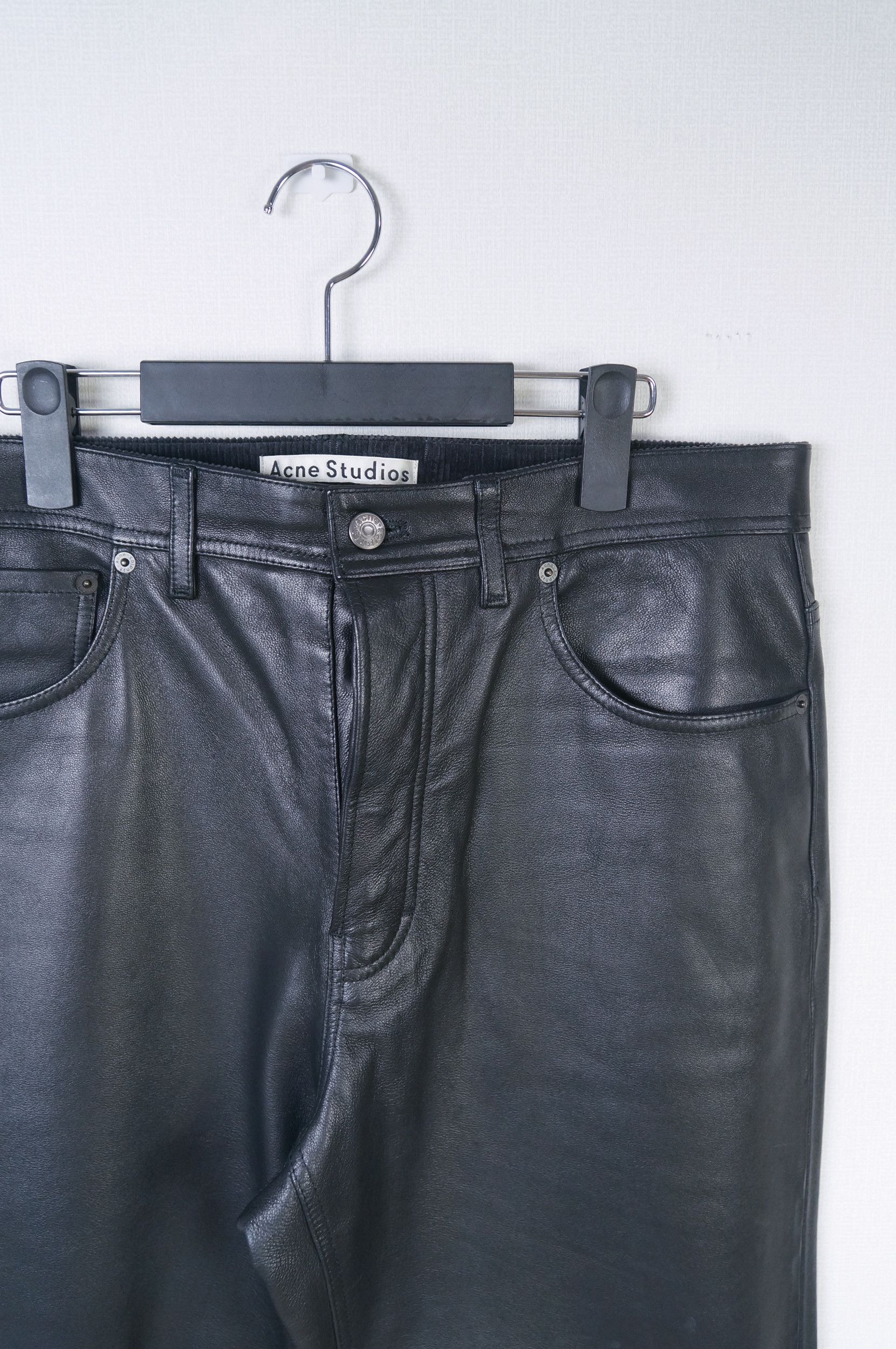 Acne Studios Acne Studios Leather Pants Size US 34 / EU 50 - 2 Thumbnail
