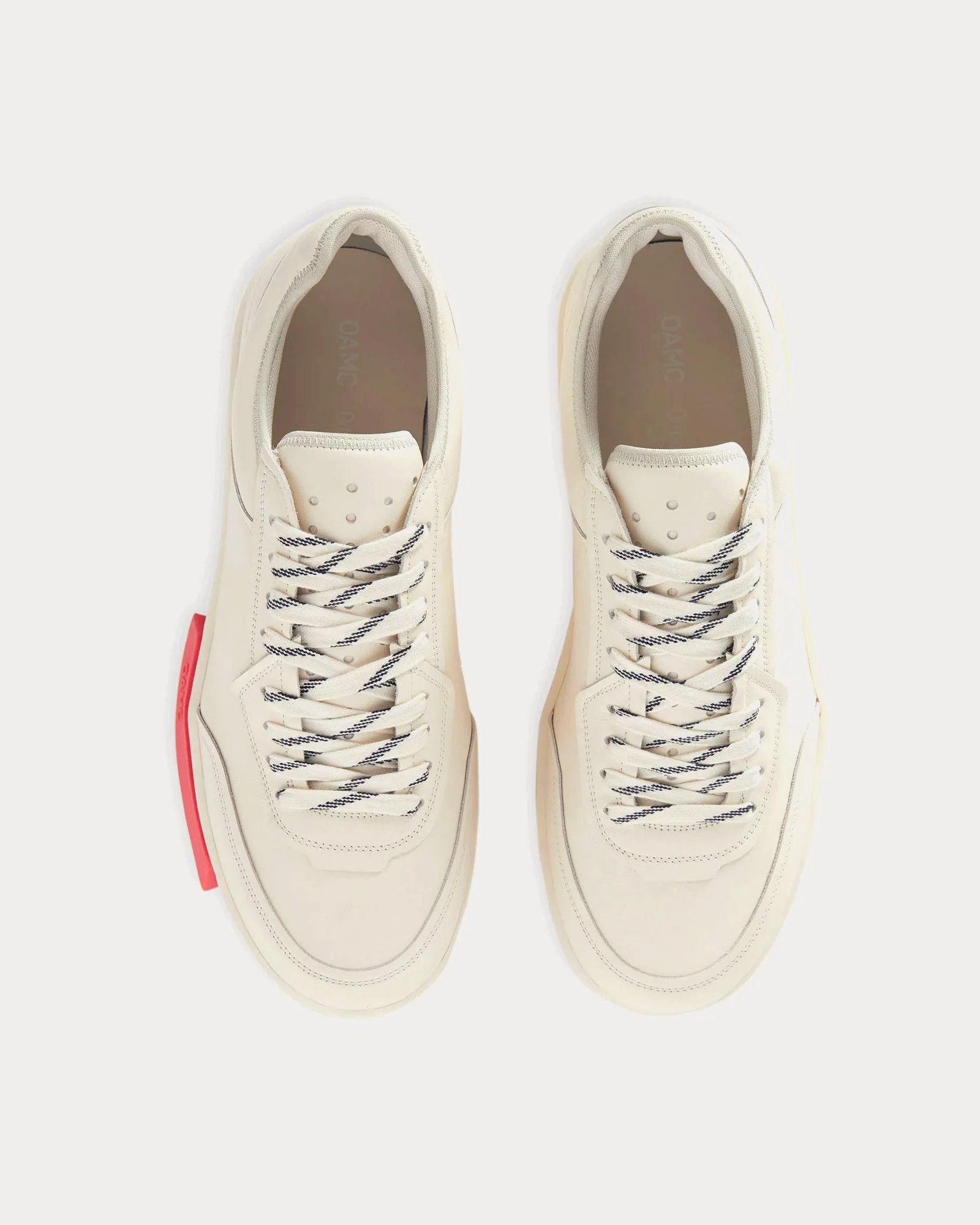 OAMC o1y0225 Logo Low-Top Sneakers in Off White Size US 7 / EU 40 - 4 Thumbnail