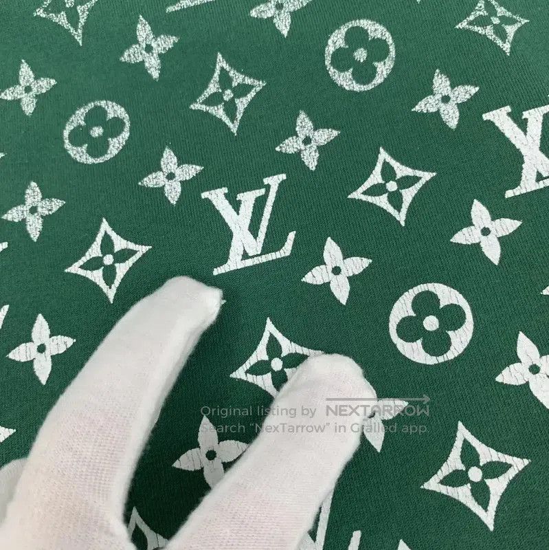 Louis Vuitton Louis Vuitton Green Cotton Men's T. Size US L / EU 52-54 / 3 - 9 Thumbnail