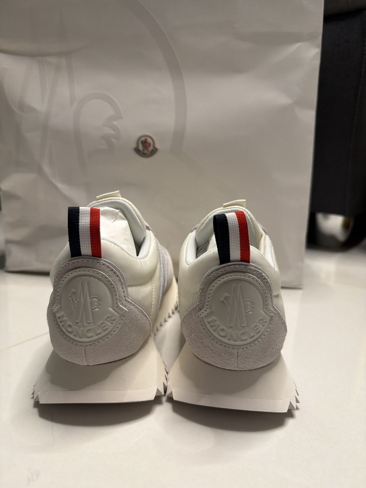 Moncler Moncler Pacey Low Top Sneaker - 43 (9) in white/grey NEW+BOX Size US 10 / EU 43 - 5 Thumbnail