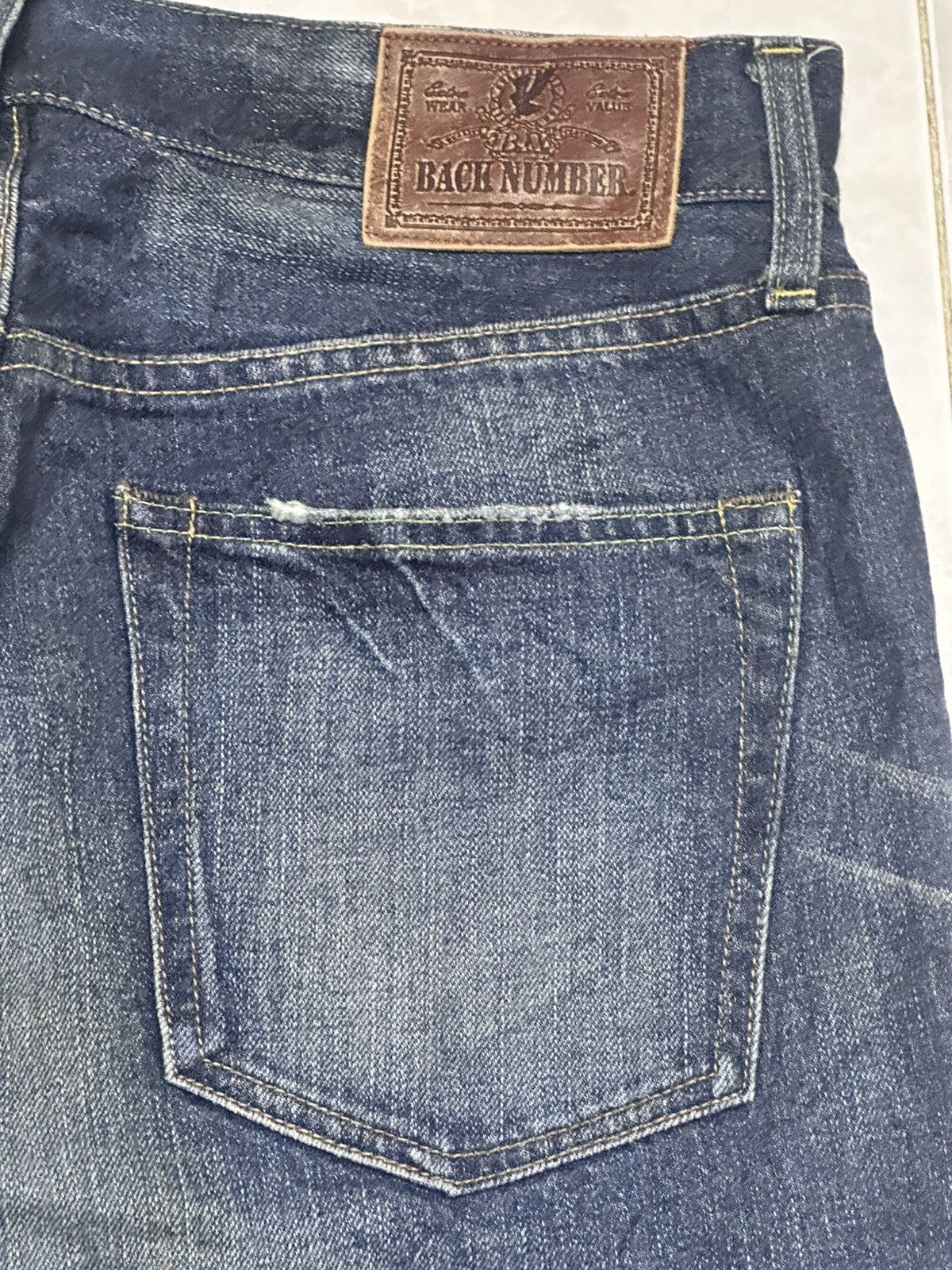 Japanese Brand Vintage Japan Distressed Jeans Baggy Style and Thunder Wash Size US 32 / EU 48 - 7 Thumbnail