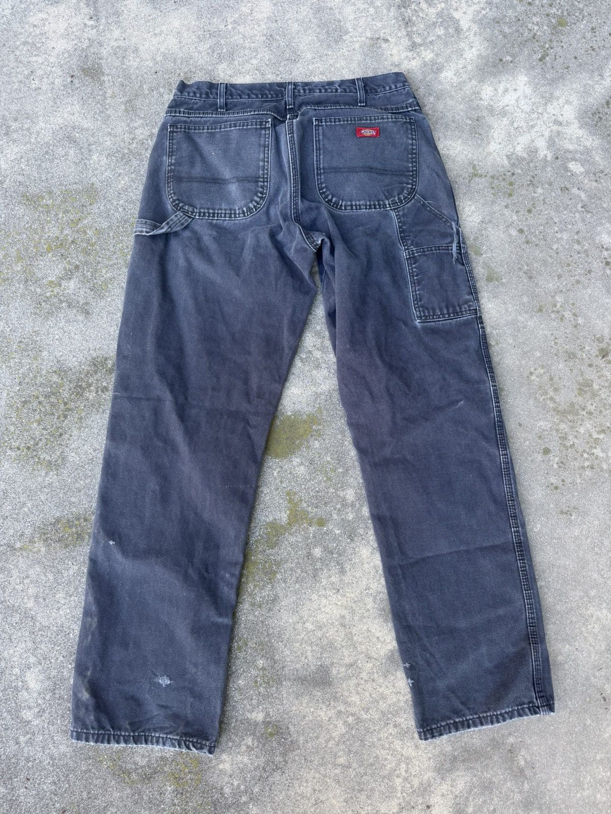 Dickies Vintage Thrashed Dickies Carpenter Pants Black Size US 32 / EU 48 - 3 Thumbnail