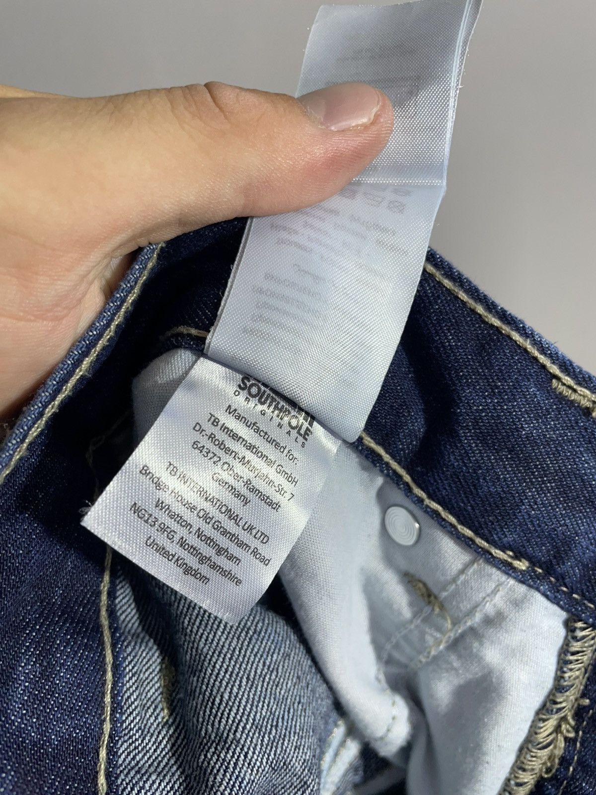 Southpole Y2K Southpole Big Logo navy blue denim pants size 30 Size US 30 / EU 46 - 12 Thumbnail