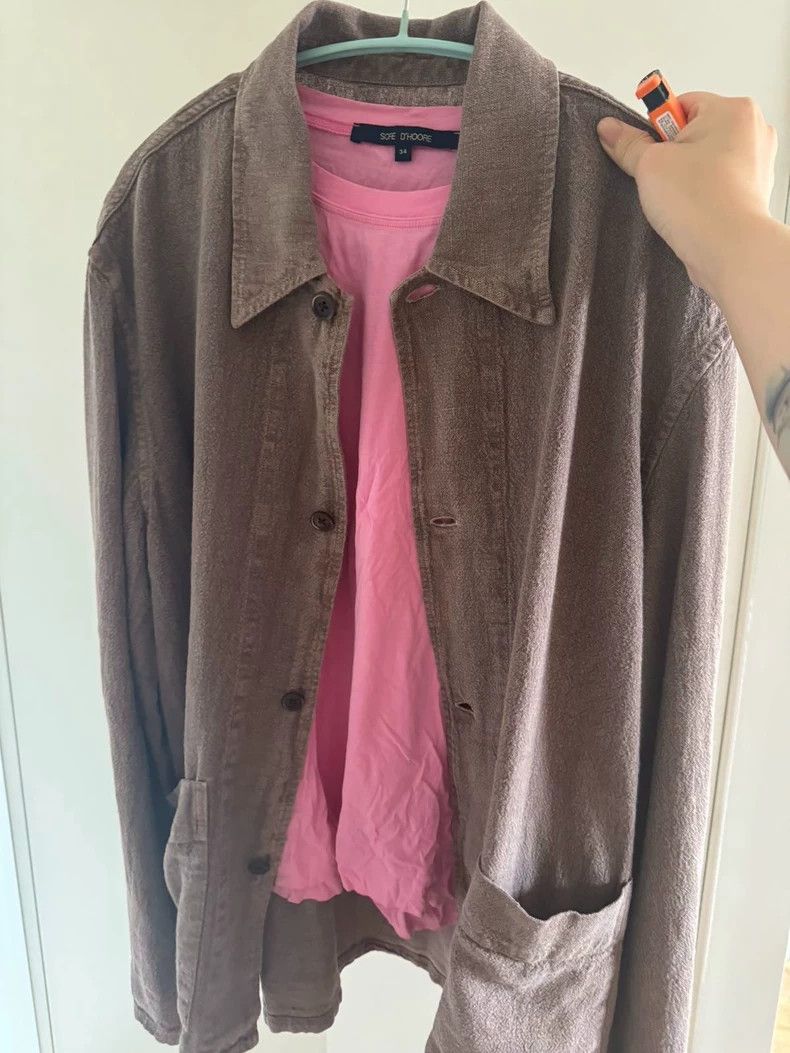 Our Legacy Vintage-Style Cotton-Linen Jacket