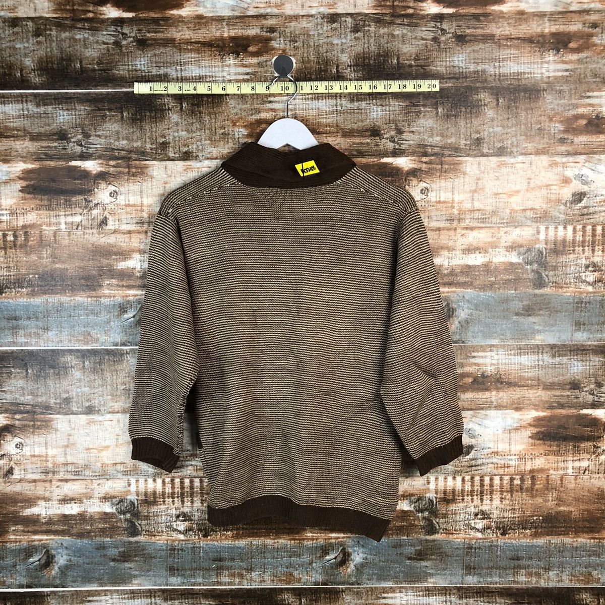 Homespun Knitwear × Japanese Brand Japanese Brand Brown Cardigan Knitwear #A2208 Size M / US 6-8 / IT 42-44 - 10 Thumbnail