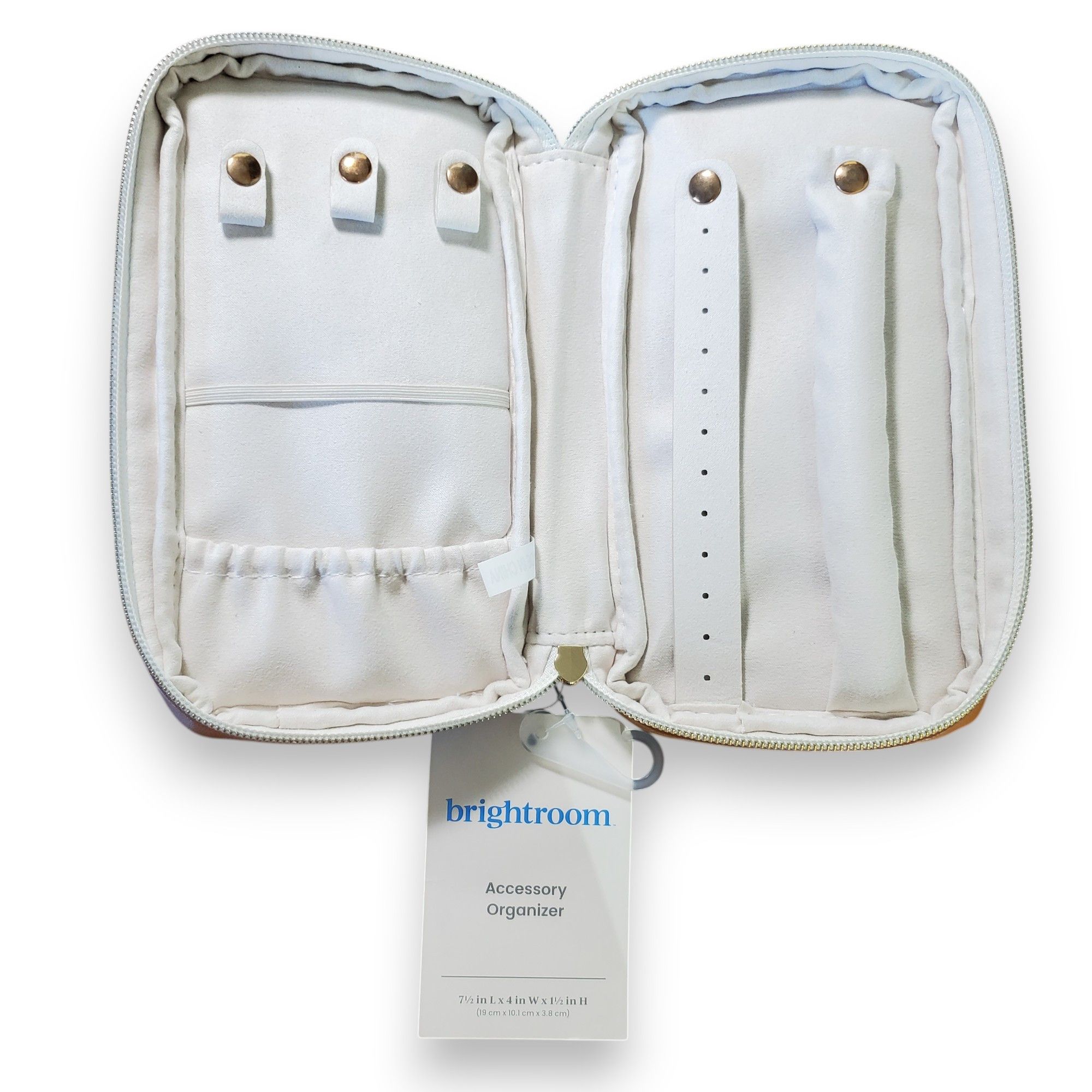 Other Brightroom 8x4" NEW Jewelry Travel Case Zip Around Organizer Size ONE SIZE - 7 Thumbnail