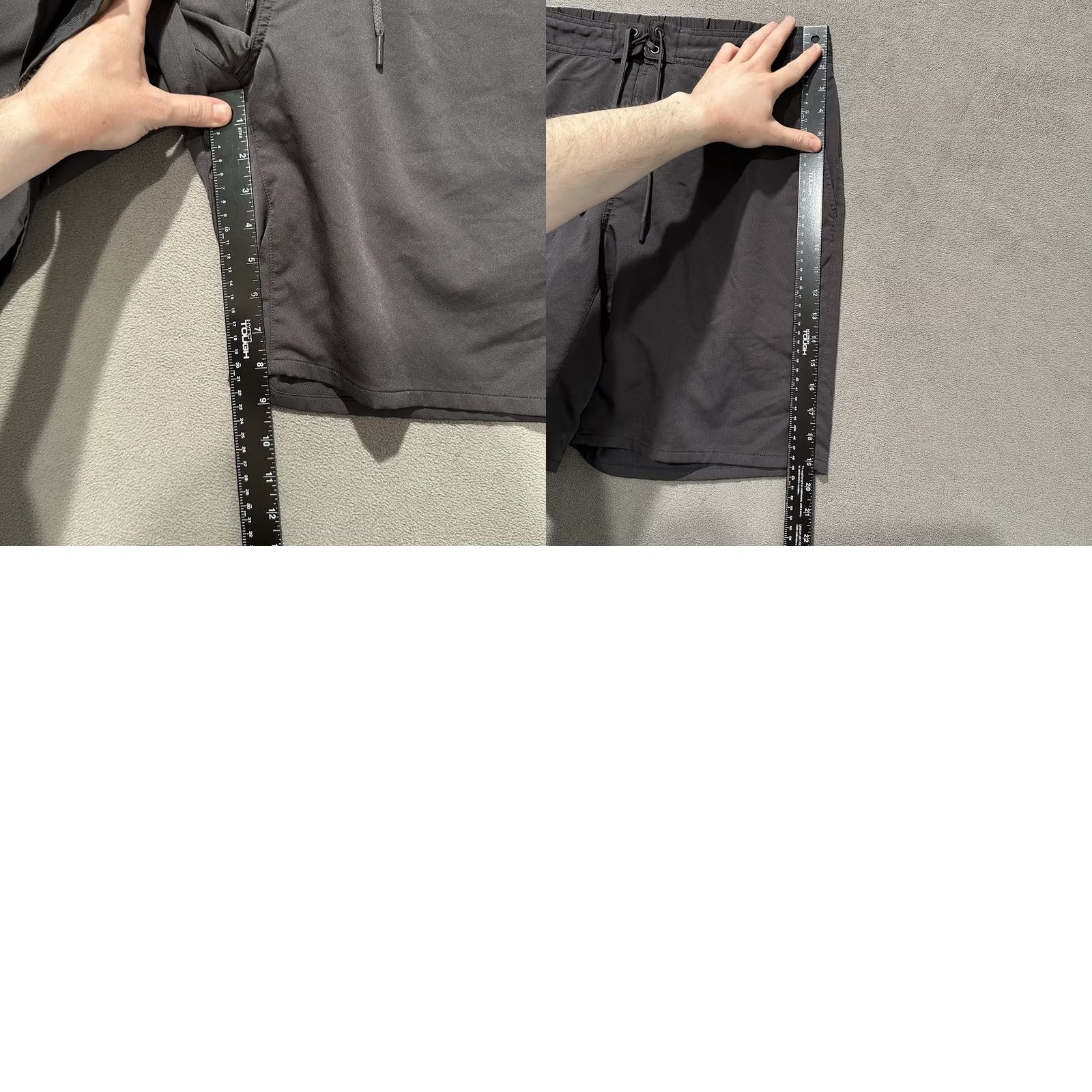 Ten Thousand Ten Thousand Foundation Short Mens Large Gray Athletic Training Gym Swim Lined Size US 33 - 8 Thumbnail