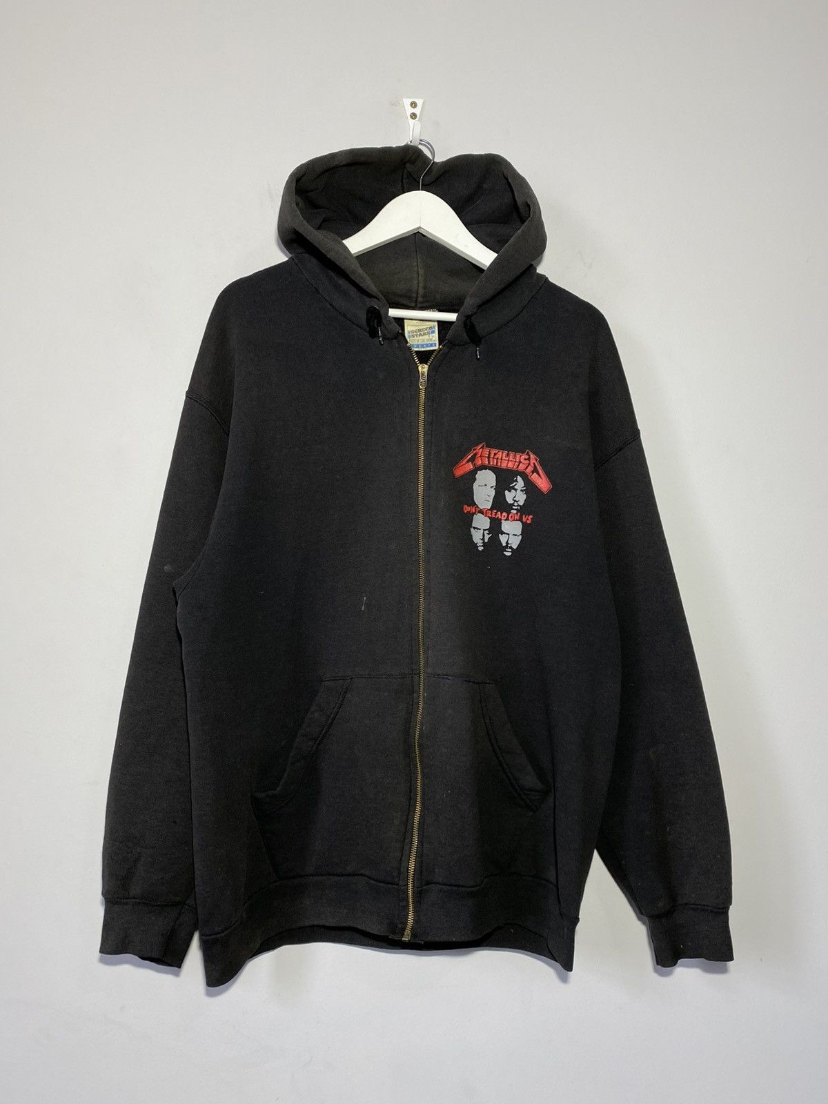 Metallica Vintage 1990s Metallica Albums Graphic Print Rare Hoodie Size US XL / EU 56 / 4 - 2 Thumbnail