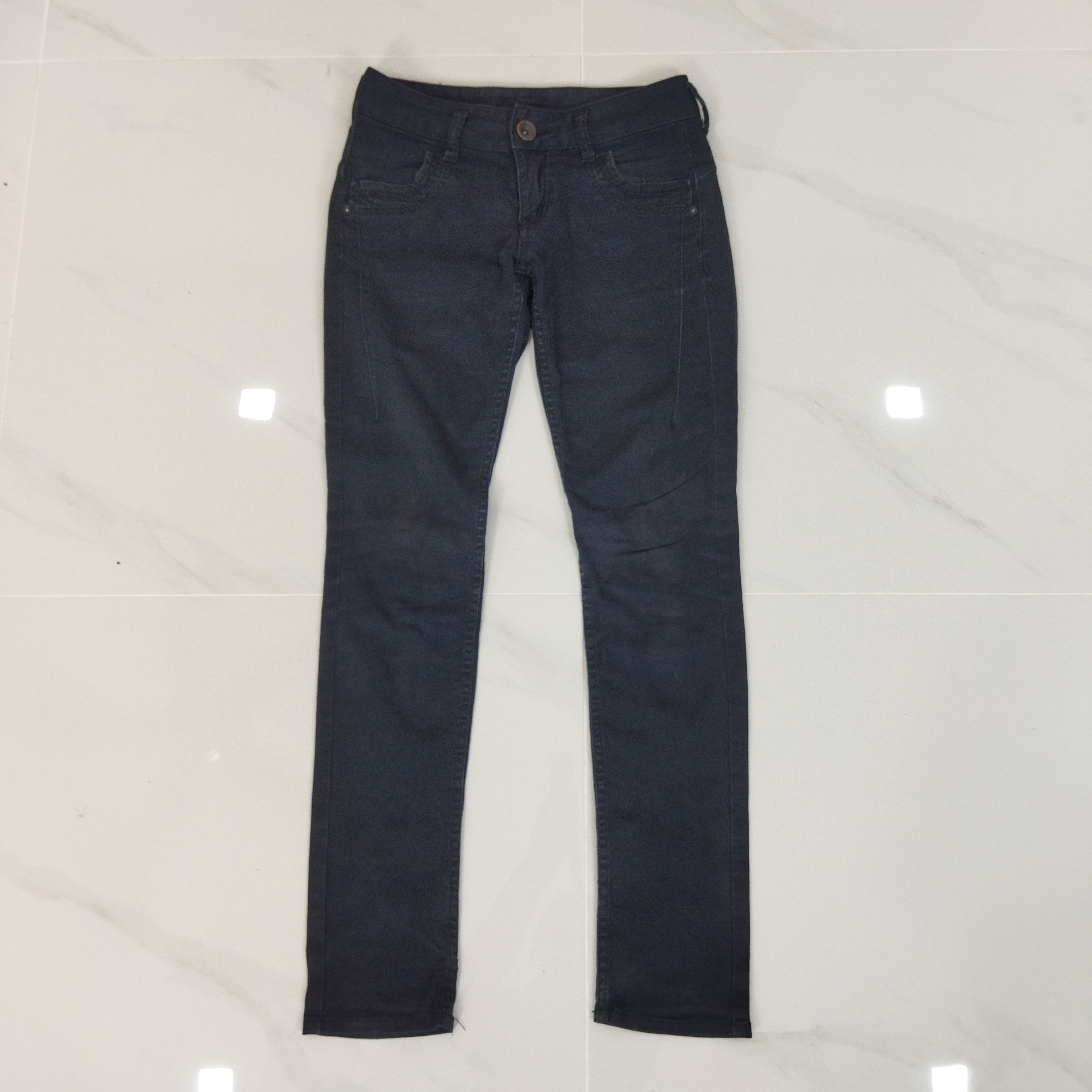 image of Queen Low Skinny Pant in Dark Blue, Men's (Size 26)