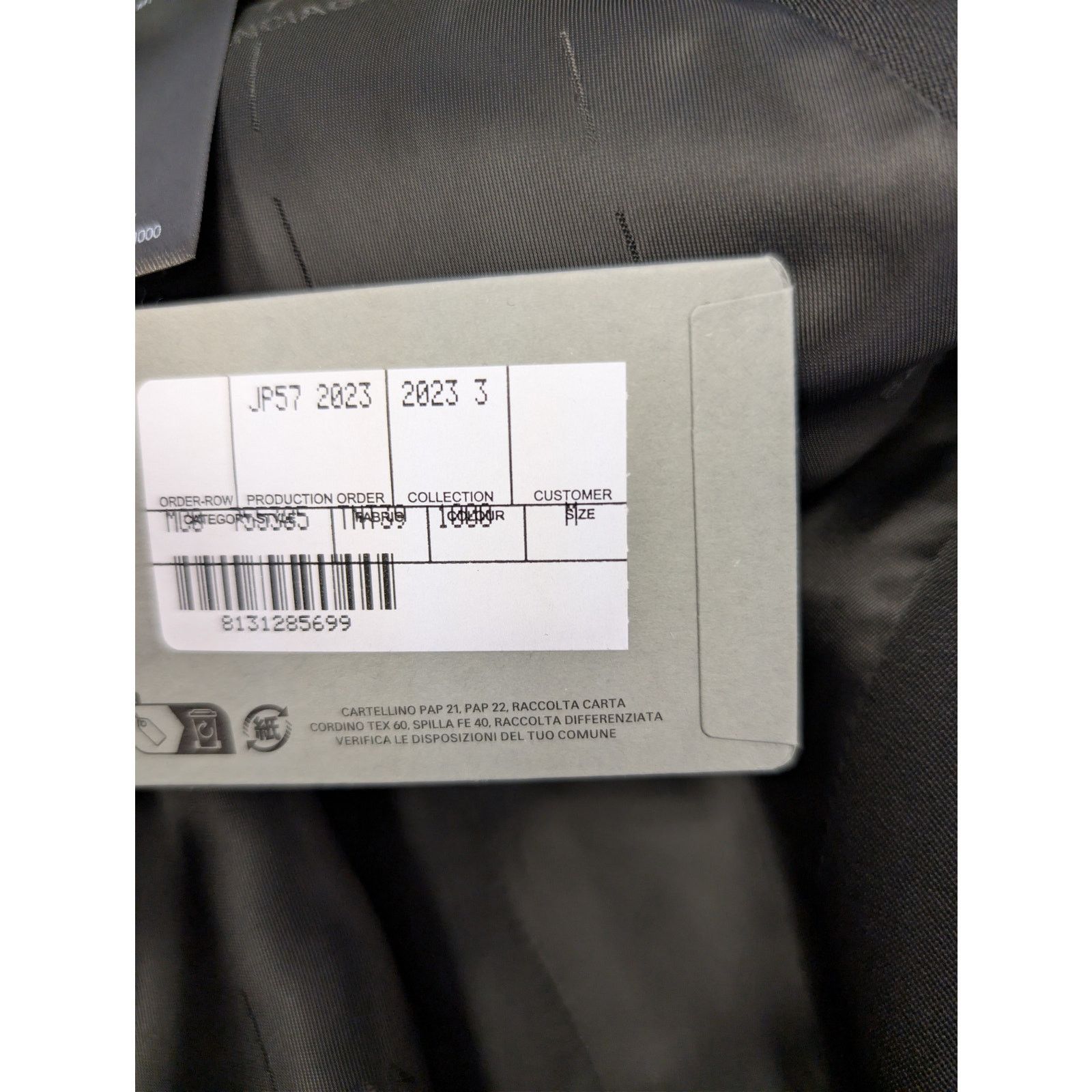 Balenciaga o1rshd1 Wool Barathea Shrunk DB Blazer / Jacket in Black Size US M / EU 48-50 / 2 - 22 Thumbnail