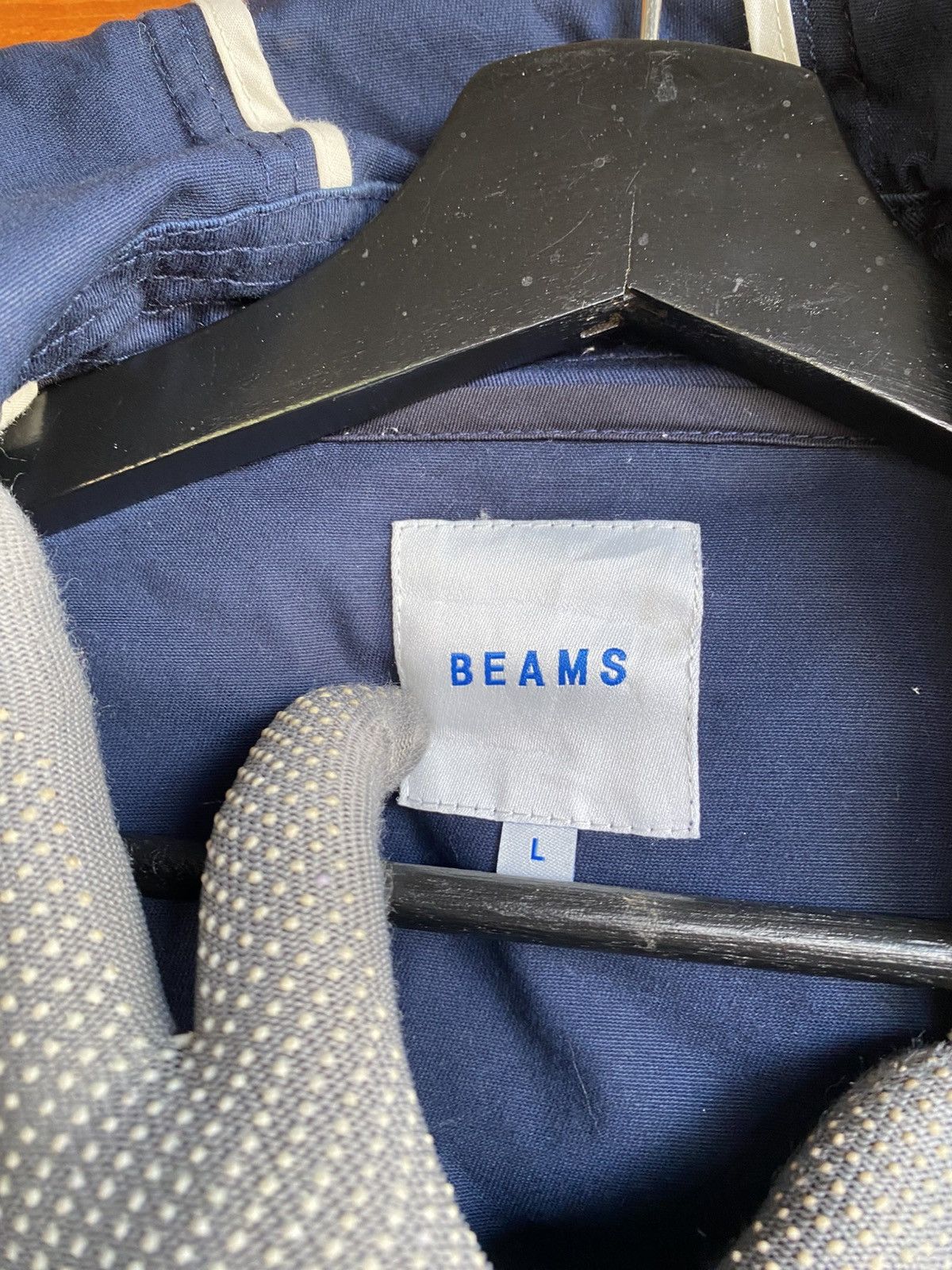 Beams Japan BEAMS Navy Hooded Jacket – Japanese Streetwear Classic Size US L / EU 52-54 / 3 - 6 Thumbnail