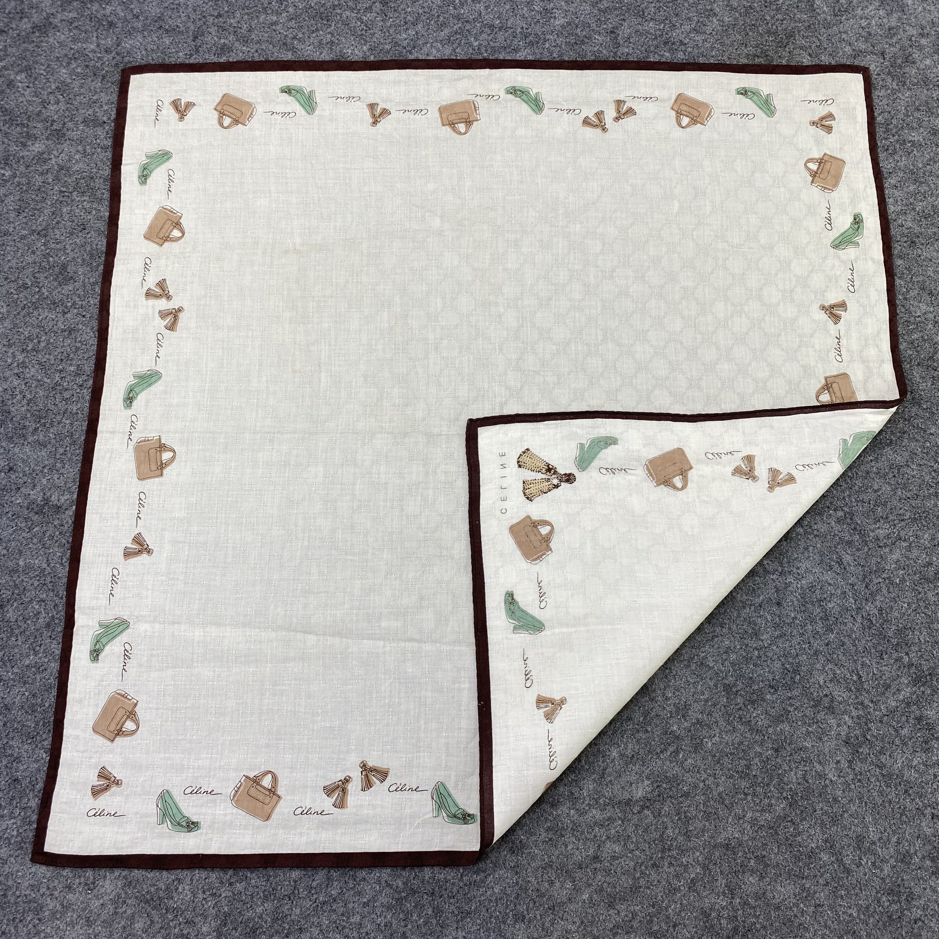 Celine Celine Handkerchief Neckerchief Bandana-B1688 Size ONE SIZE - 5 Thumbnail