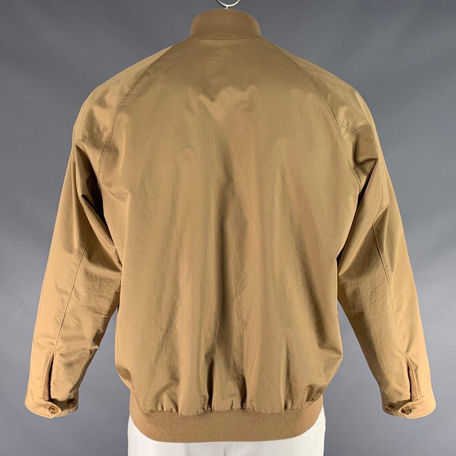 Loro Piana LORO PIANA Size XL Khaki Solid Cotton Buttoned Jacket Size US XL / EU 56 / 4 - 3 Thumbnail