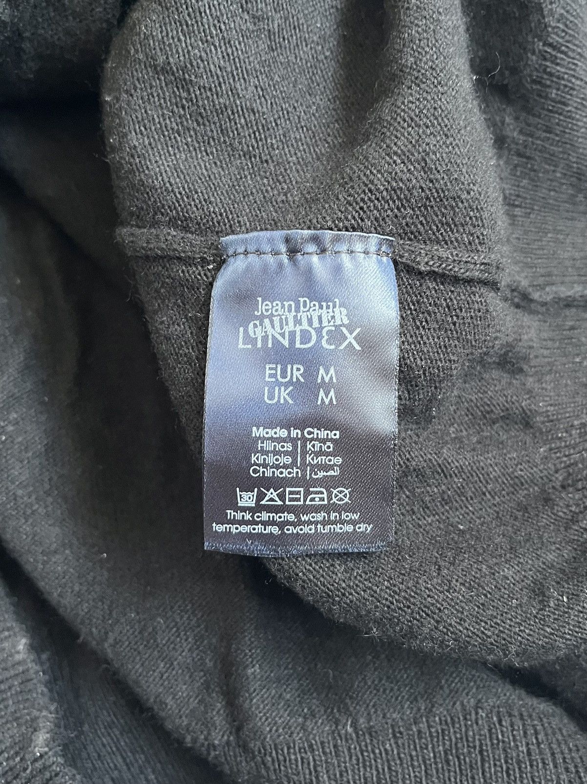 Jean Paul Gaultier JEAN PAUL GAULTIER x Lindex Black Turtleneck Knit Sweater Size M / US 6-8 / IT 42-44 - 8 Thumbnail