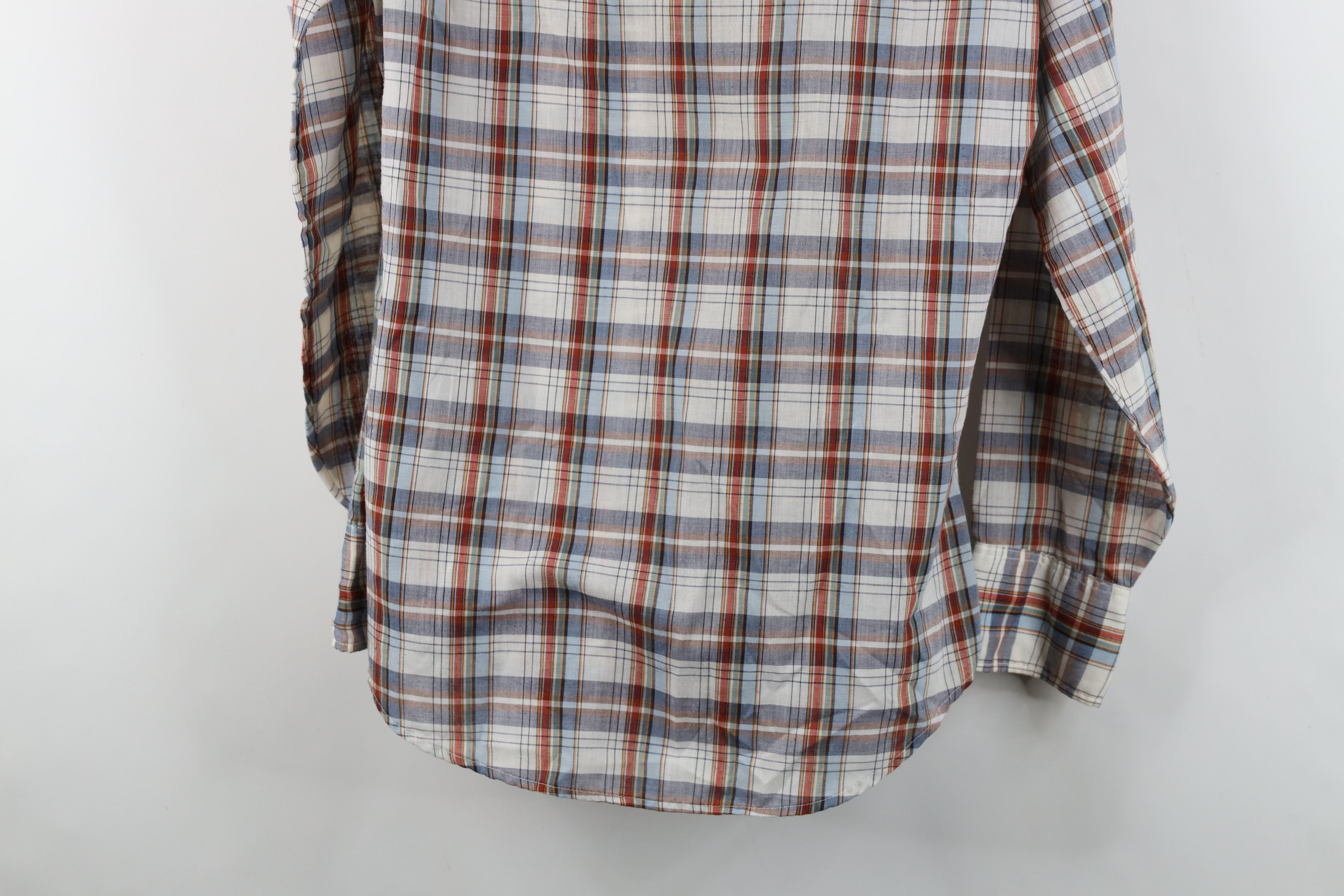 Levi's Vintage 70s Levis Rainbow Plaid Collared Button Shirt USA Size US S / EU 44-46 / 1 - 14 Thumbnail