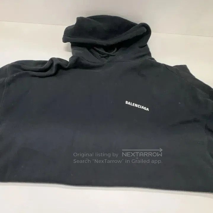 Balenciaga Balenciaga Classic Logo Black Hoodie for Men. Size US M / EU 48-50 / 2 - 2 Thumbnail