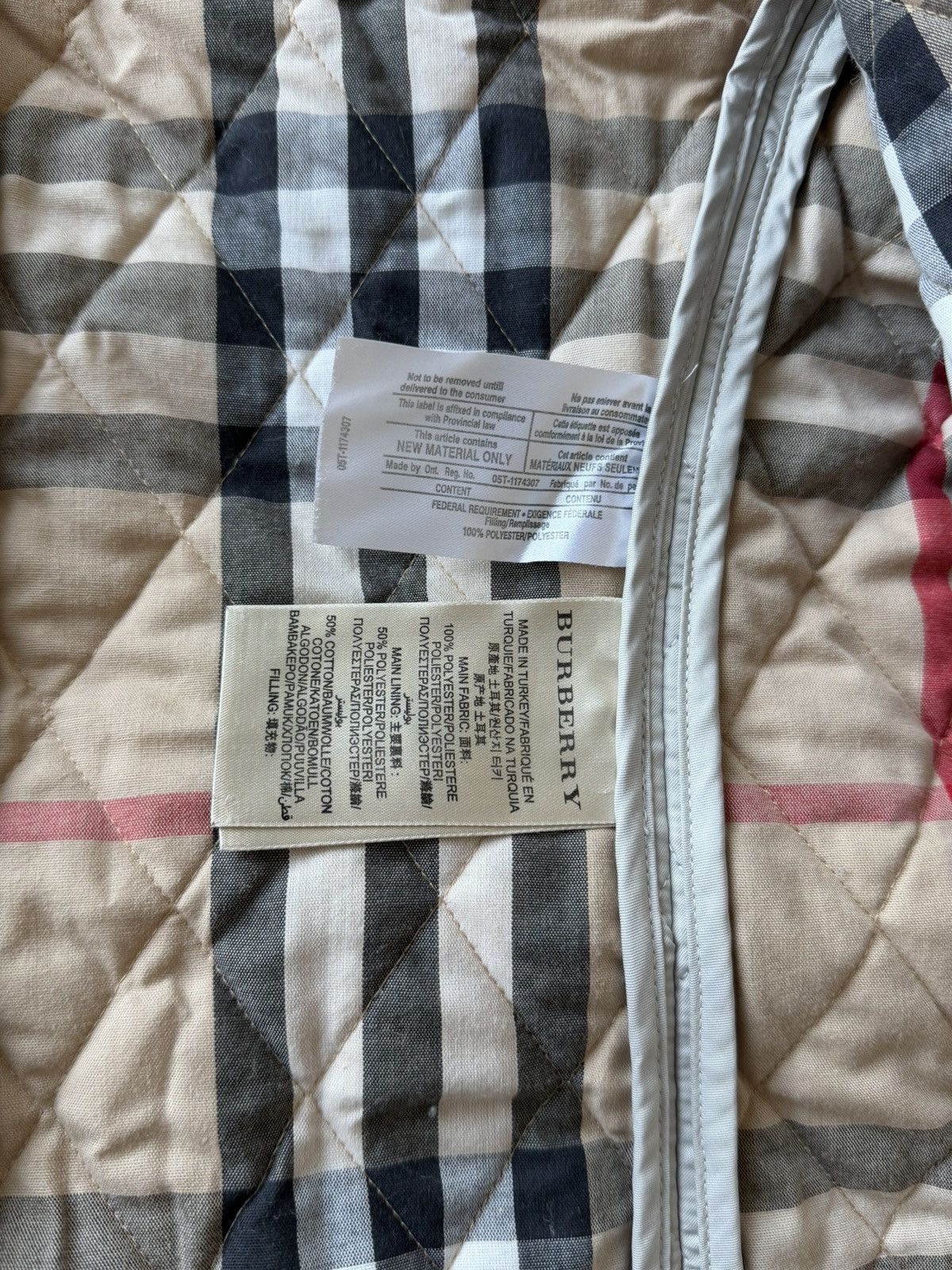 Burberry Vintage jacket quilted burberry brit gray medium Size M / US 6-8 / IT 42-44 - 15 Thumbnail