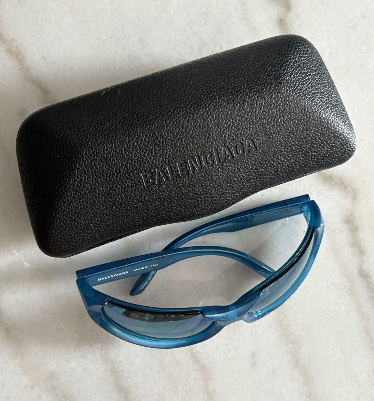 Balenciaga Balenciaga blue xpander sunglasses Size ONE SIZE - 6 Thumbnail