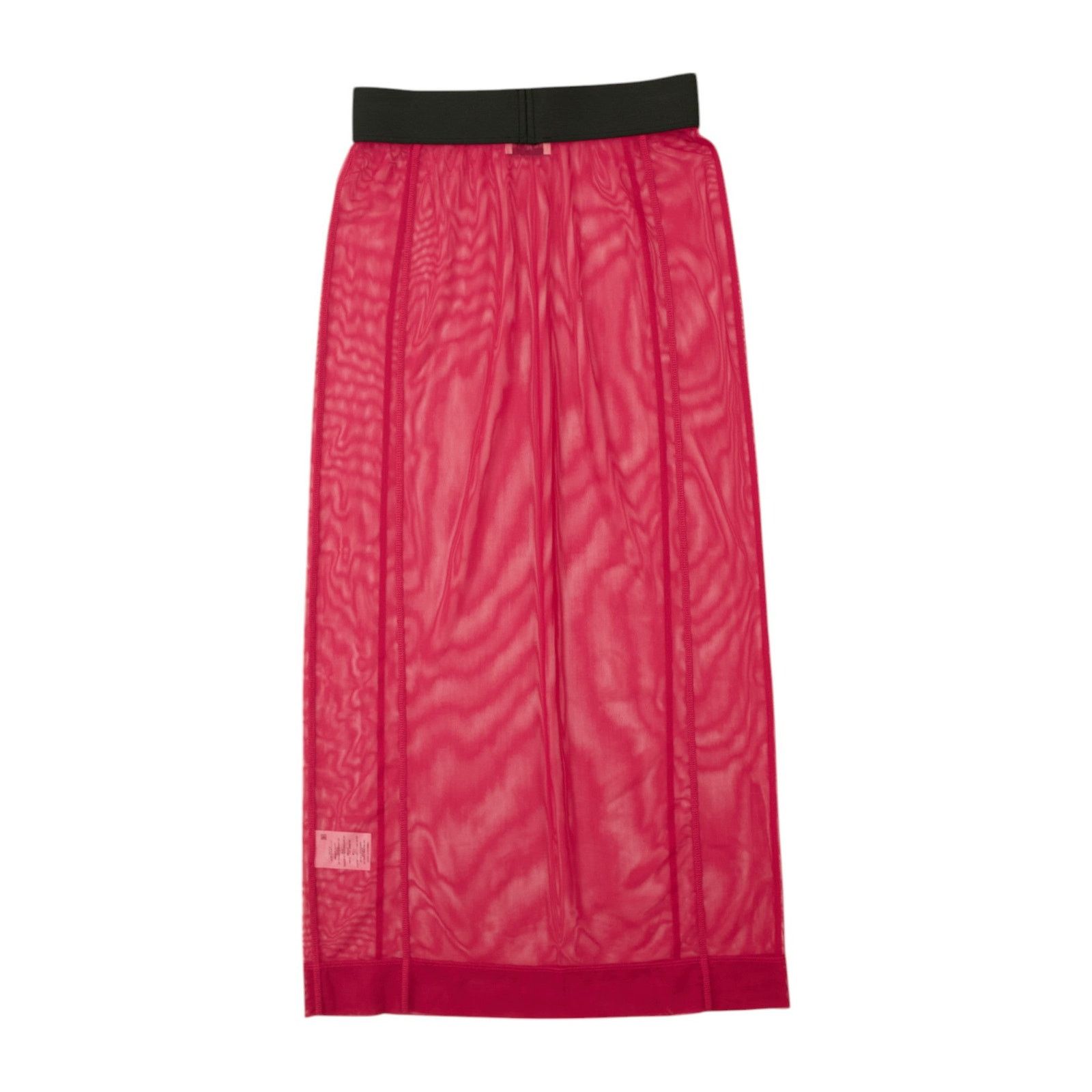 Dries Van Noten Pink Mesh Skirt Size 24" / US 00 / IT 34 - 2 Thumbnail